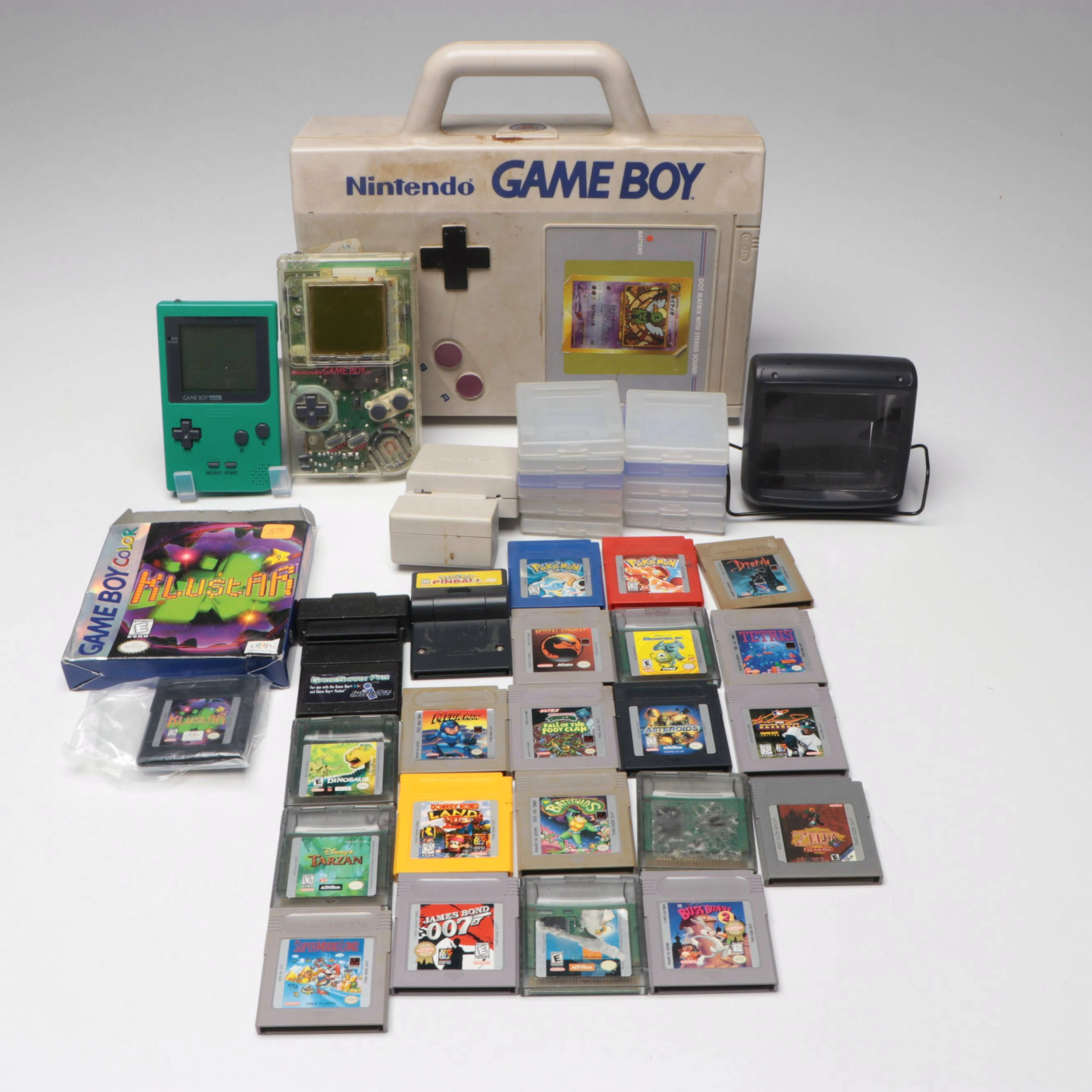 Nintendo Game Boys with Game and Accessories, Vintage