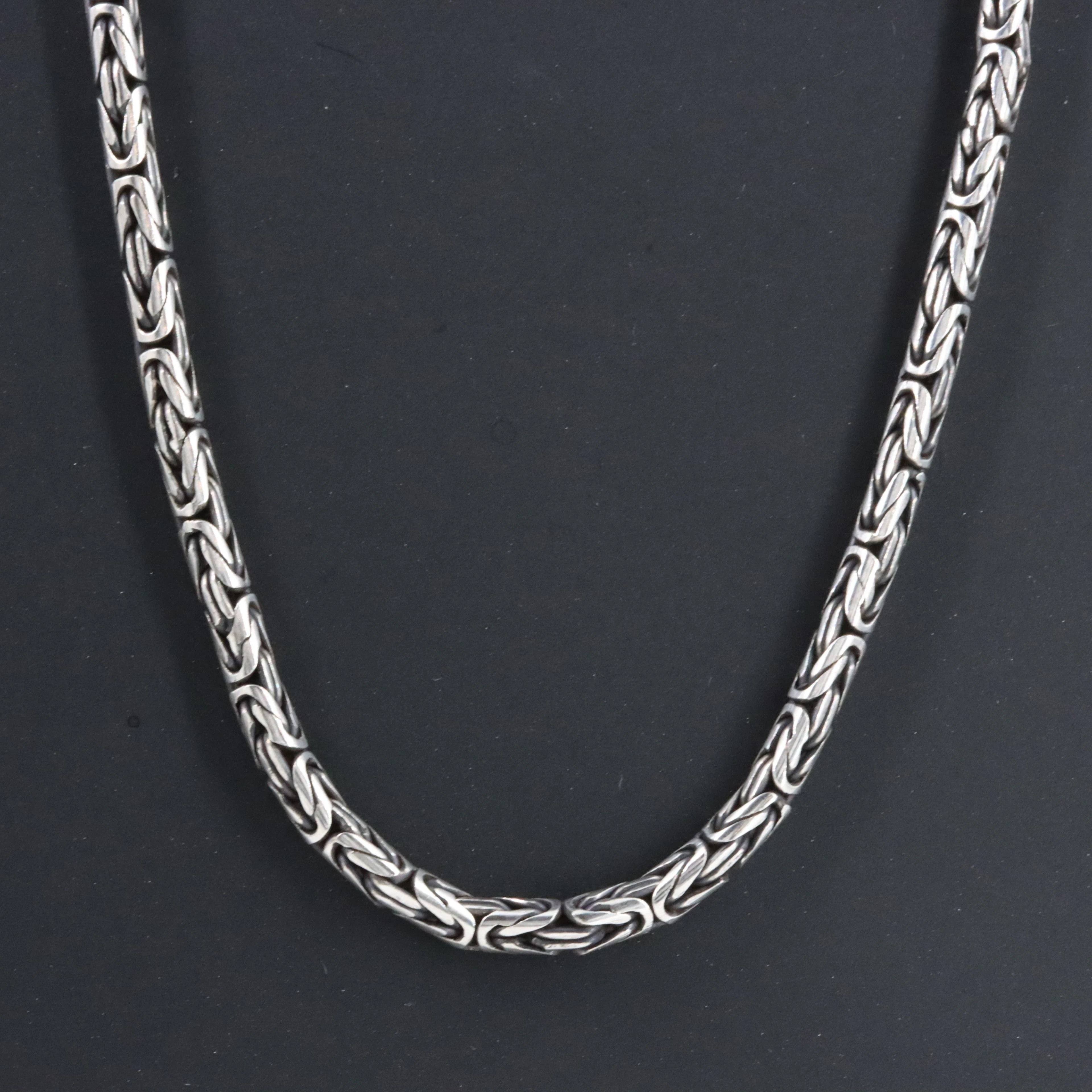 Sterling Byzantine Chain Necklace