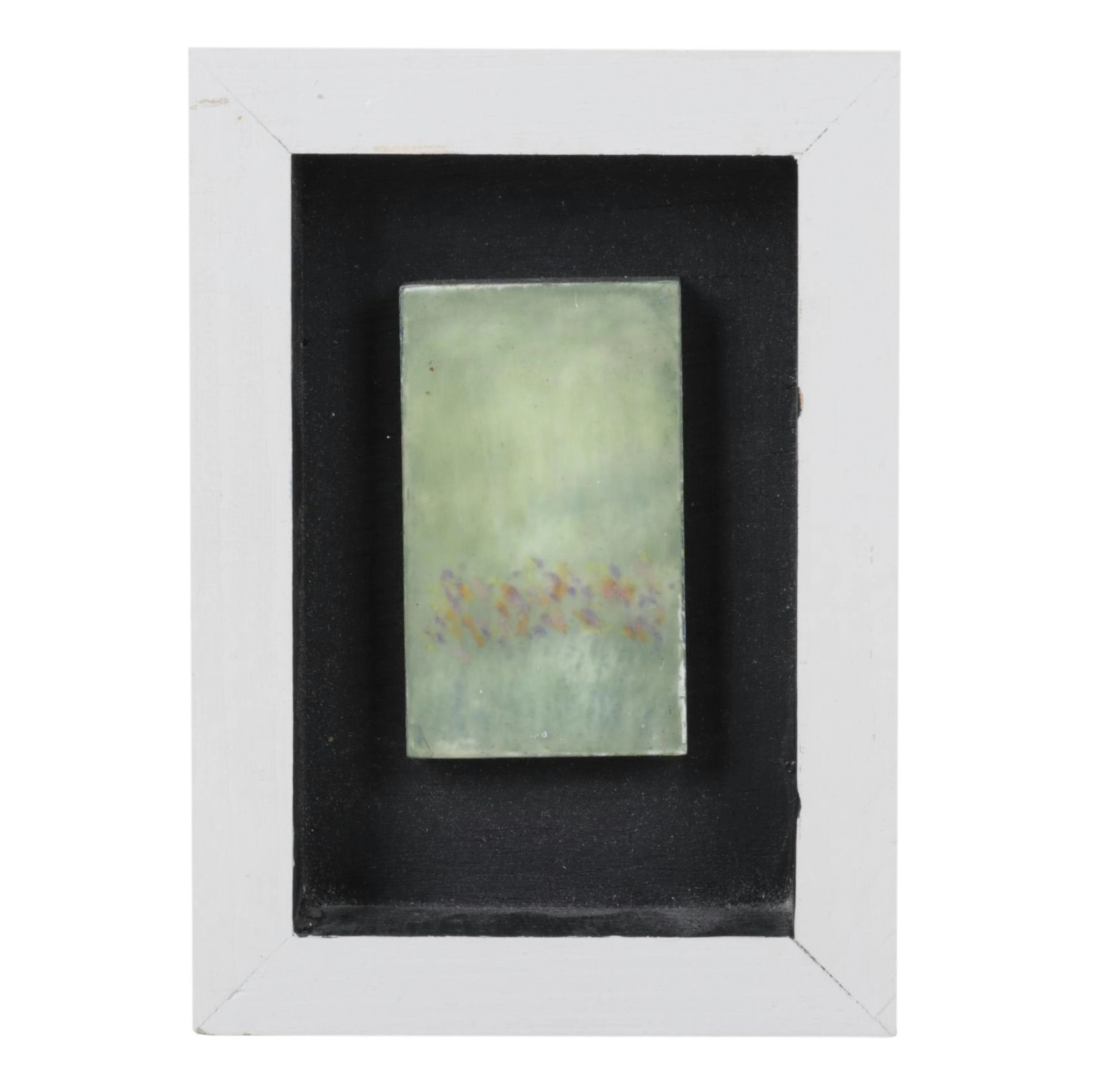 Patti & Mark Mohrenweiser Encaustic Painting "Flower Field," 2024