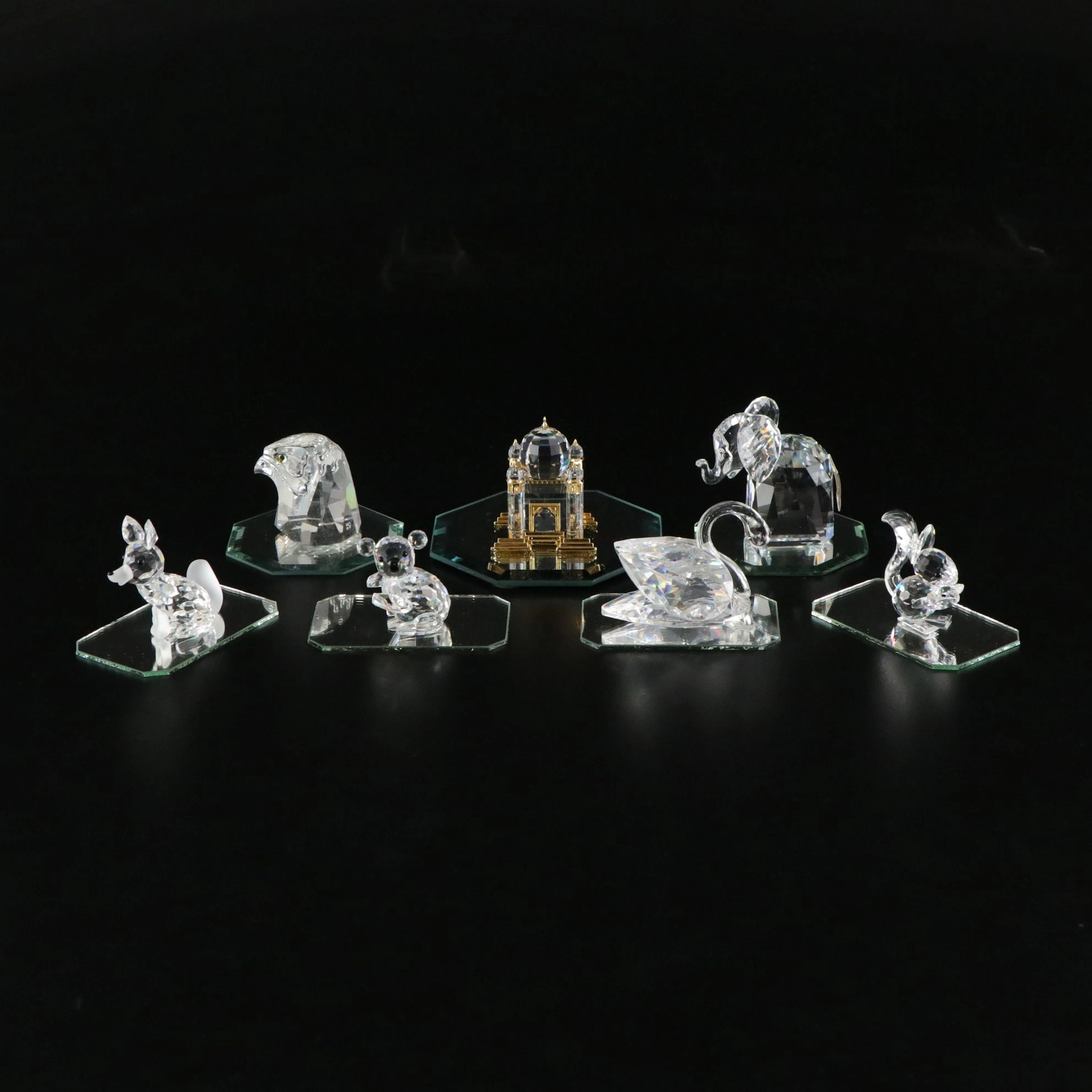Swarovski "Crystal Journeys" Mosque with Crystal Animal Figurines