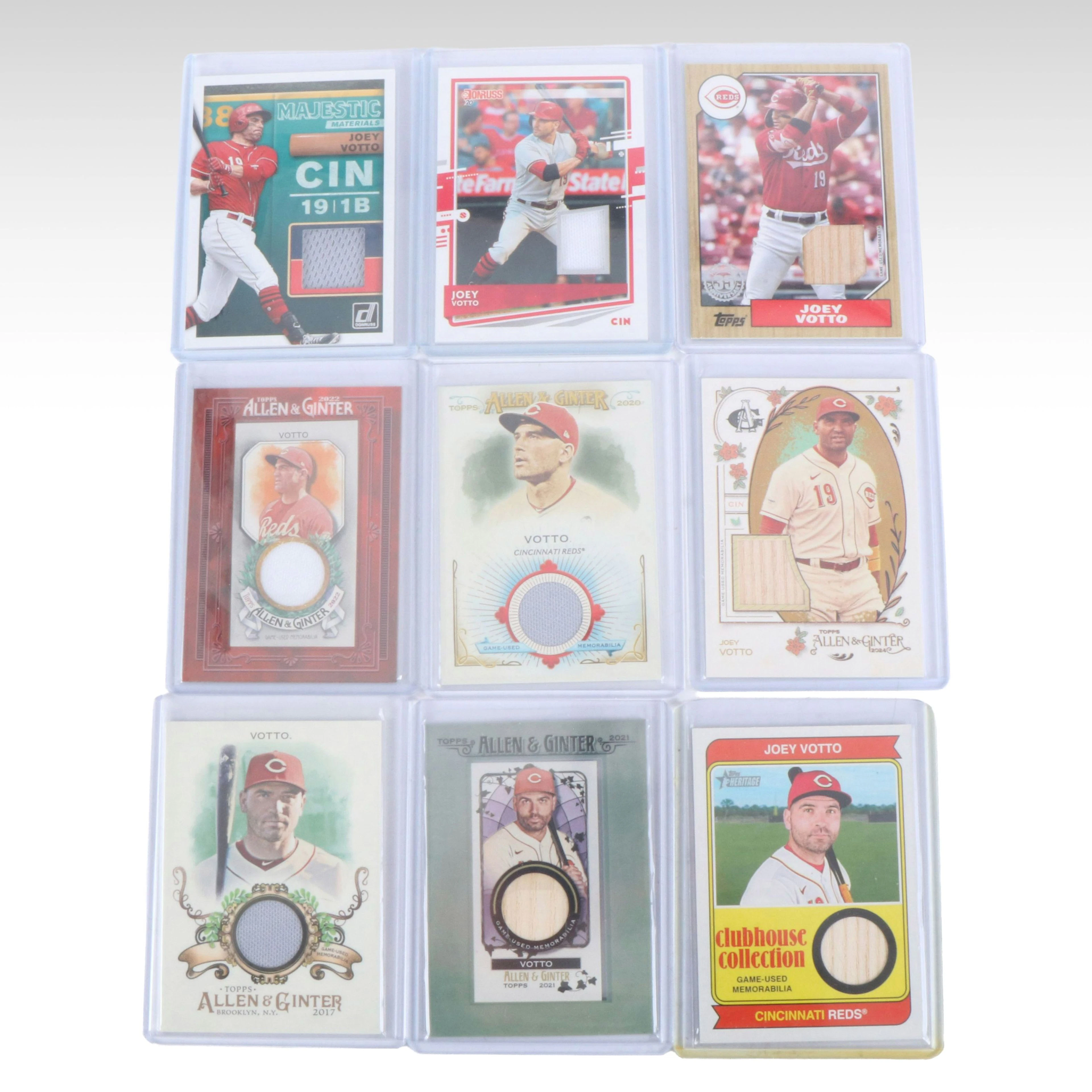 Joey Votto Cincinnati Reds Relic Baseball Cards