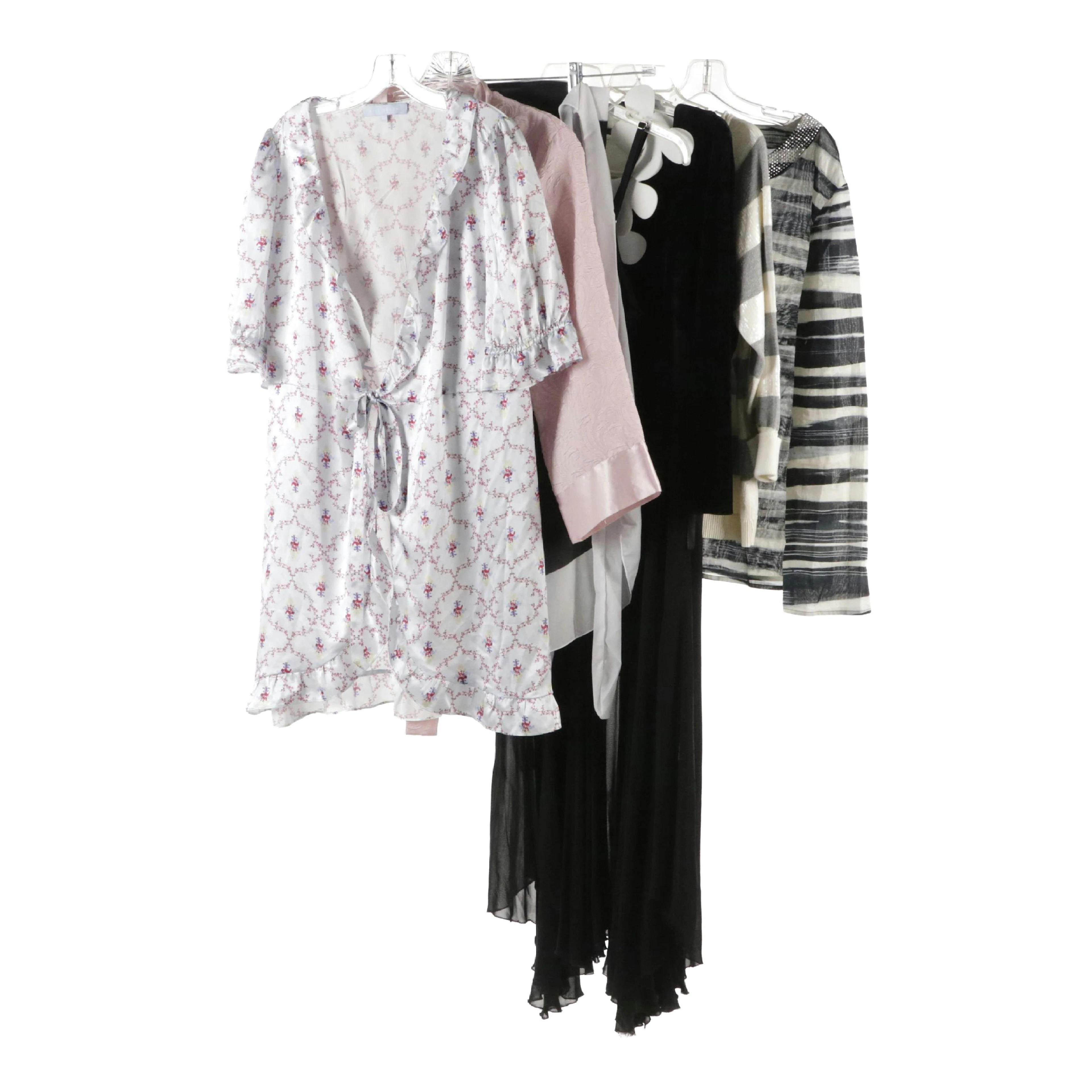 Vince Camuto Sweater, Hill House Silk Jacket, SoCa by St. John Tunic and More