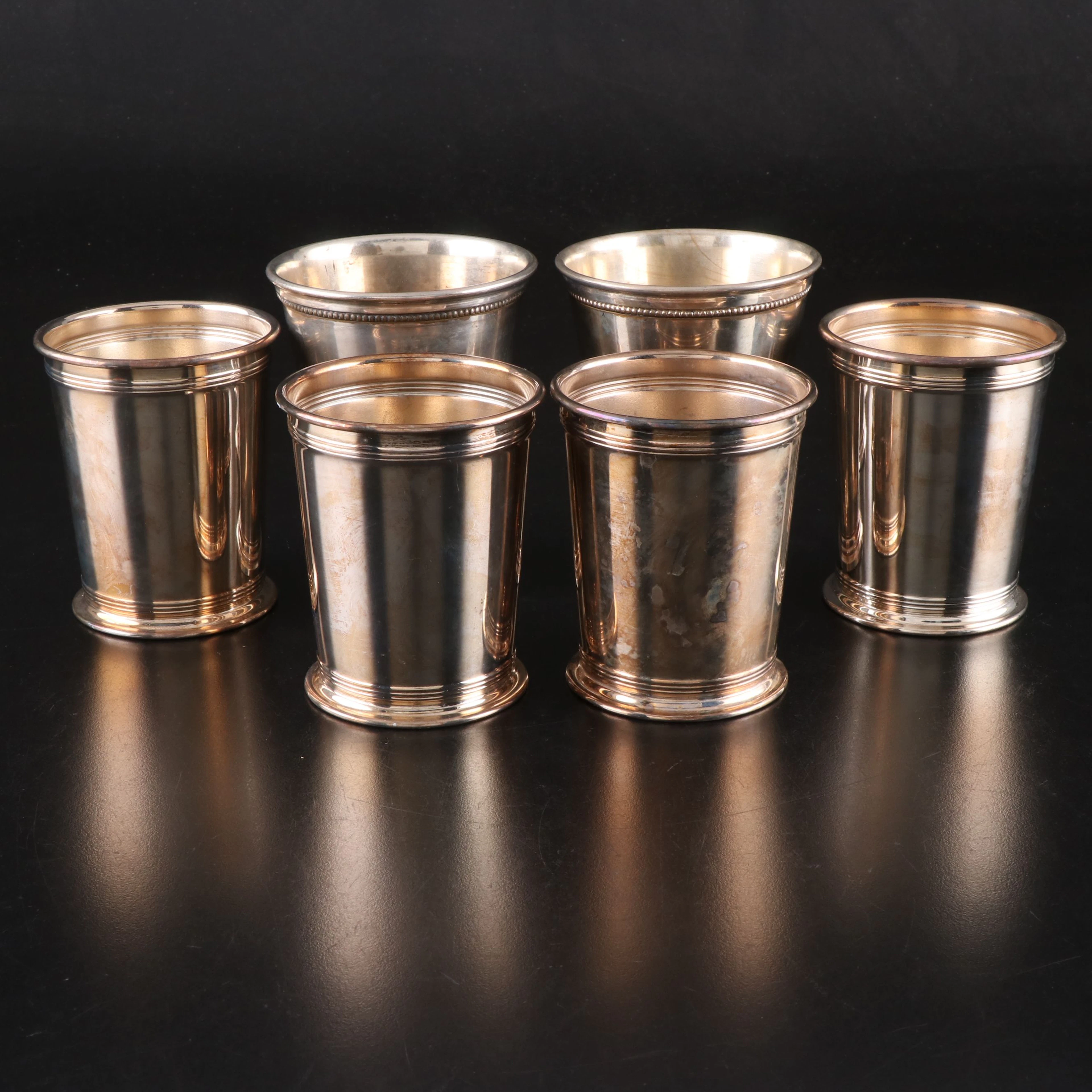 Silver Plate Mint Julep Cups