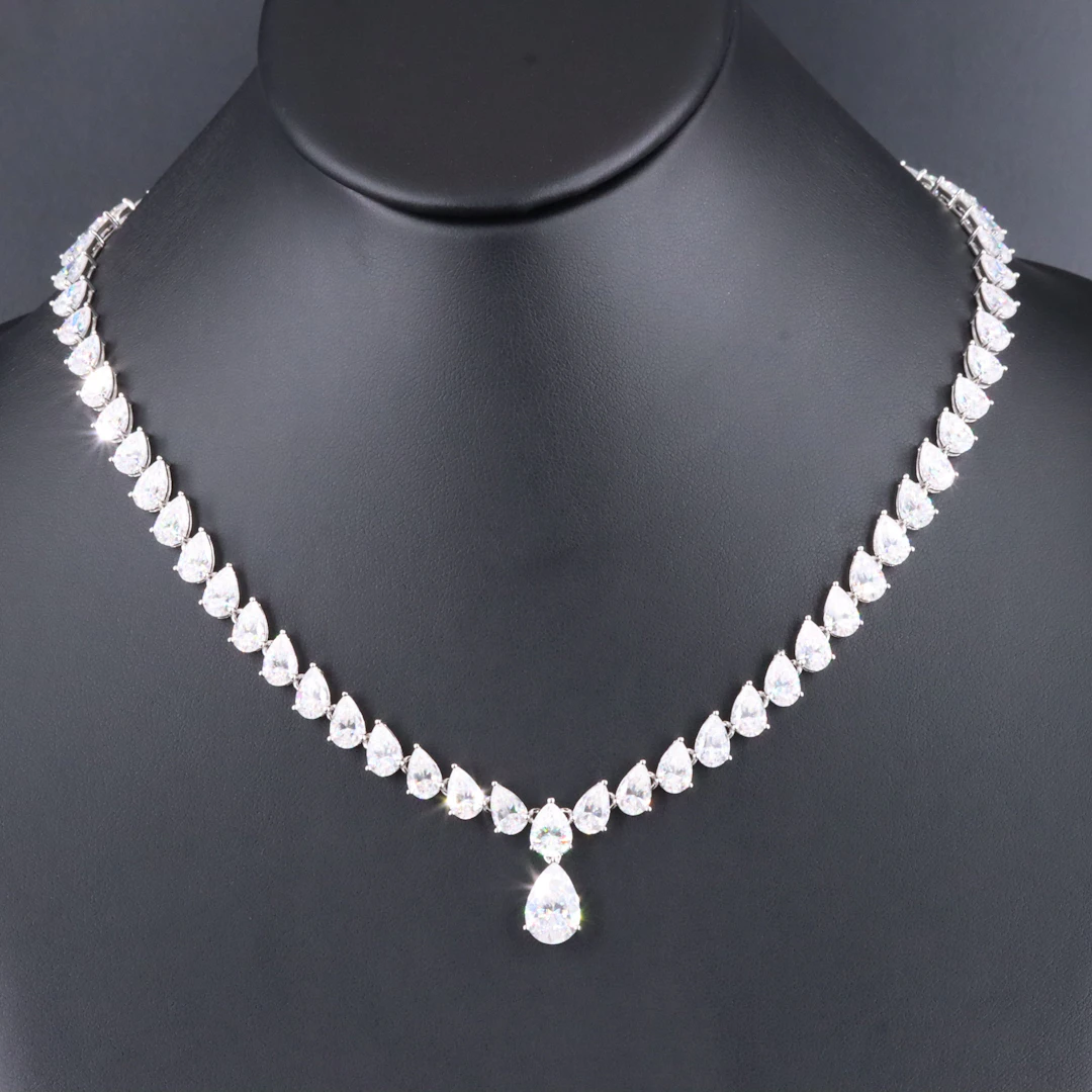 Sterling Moissanite Necklace