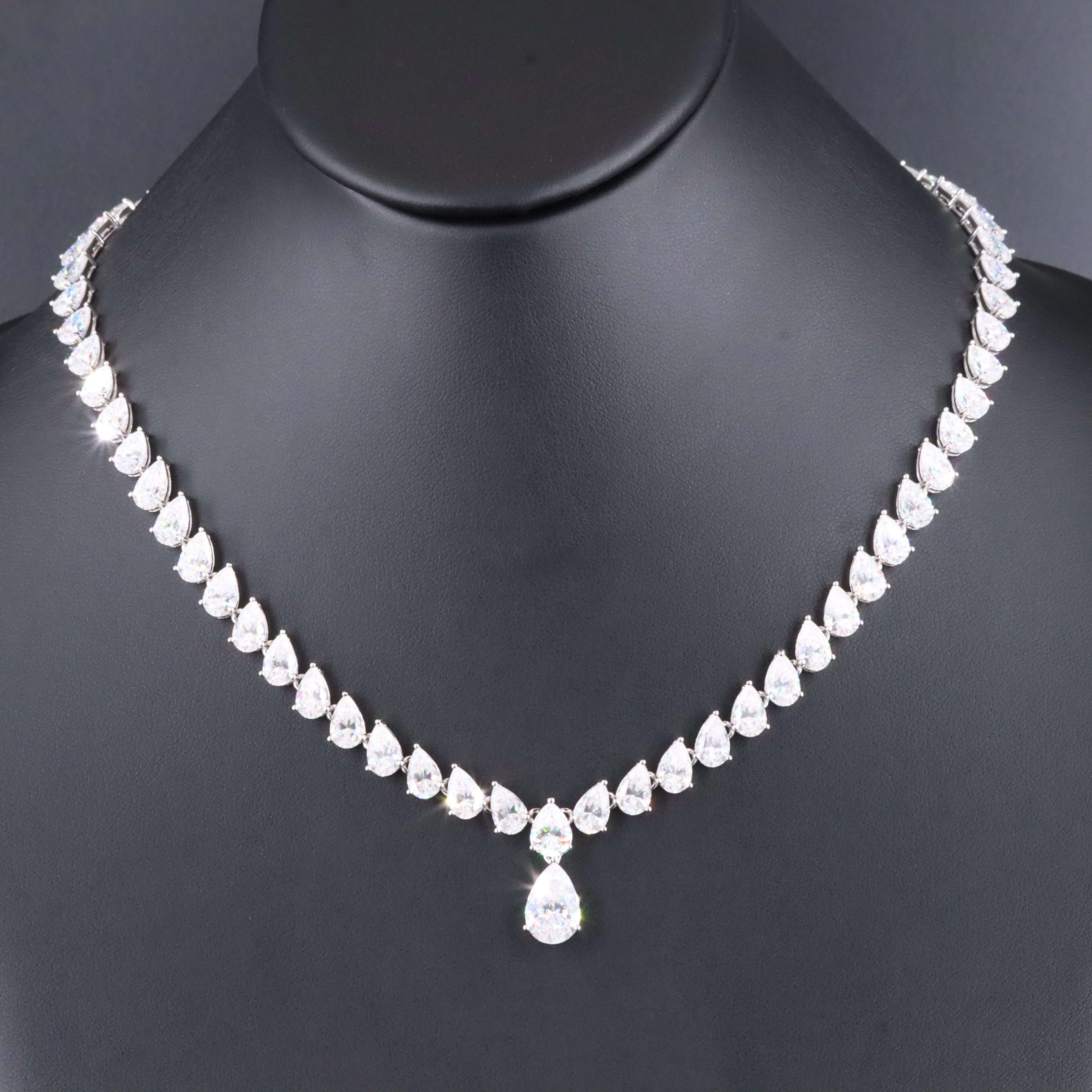 Sterling Moissanite Necklace