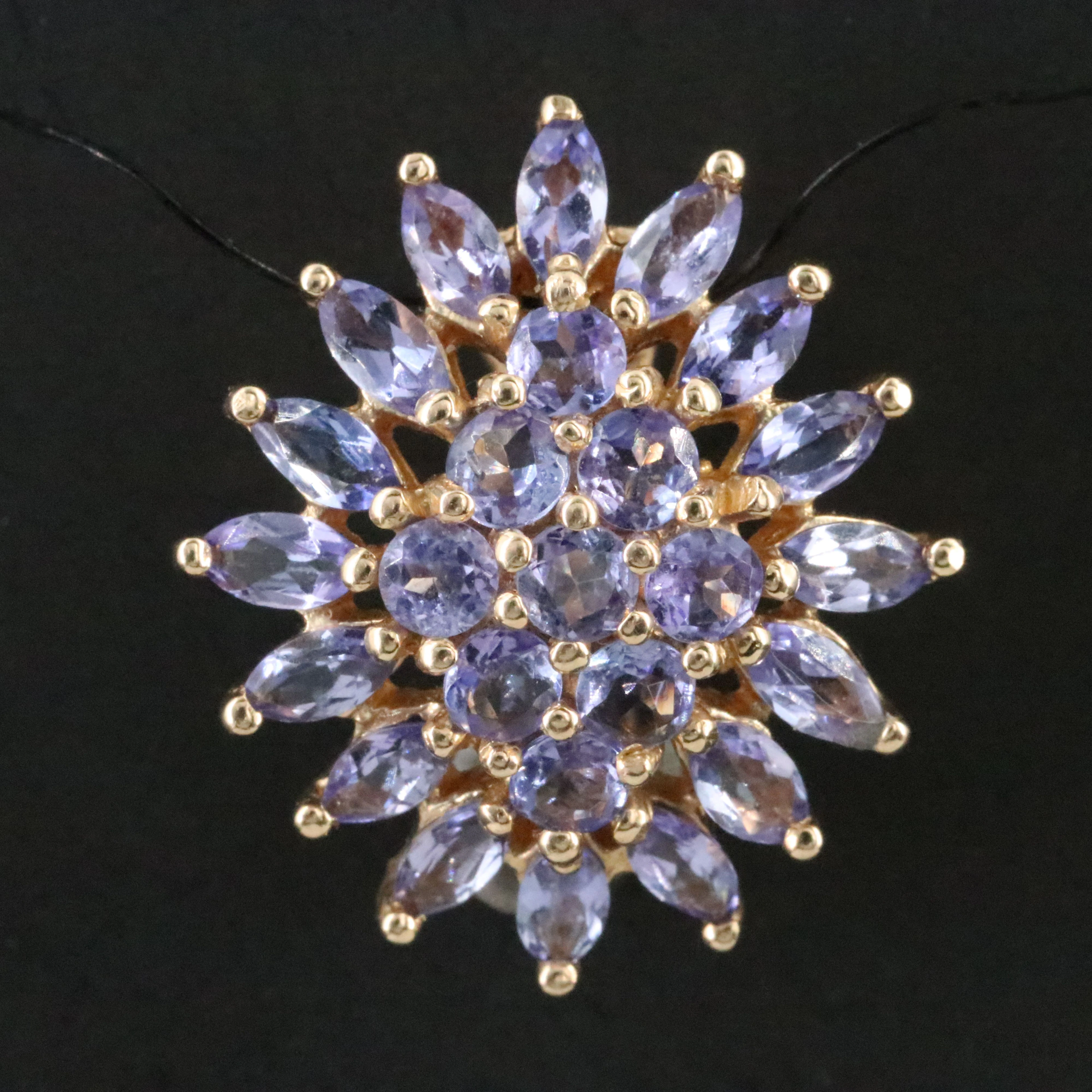 14K Tanzanite Enhancer Pendant