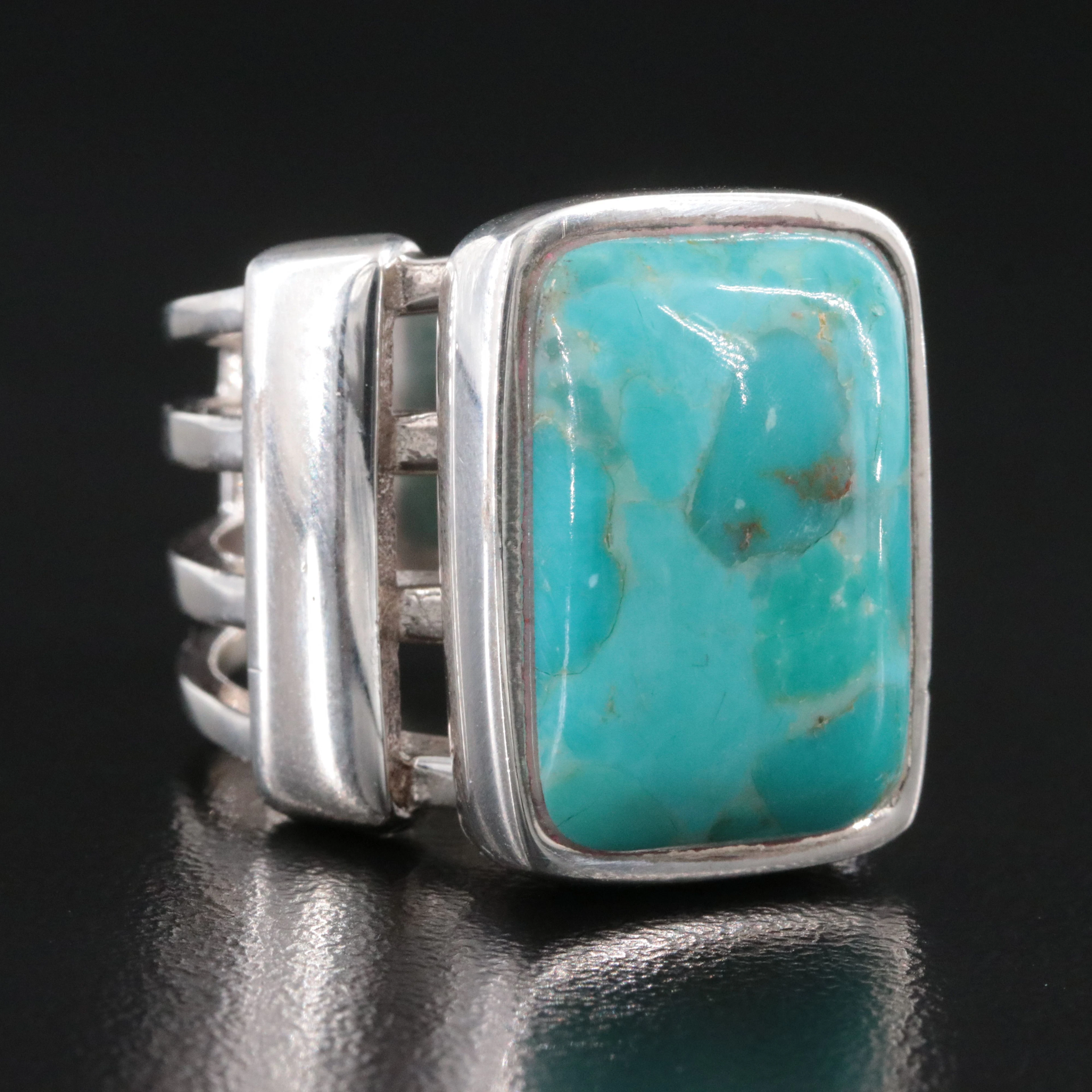 Barse Sterling Composite Turquoise Ring