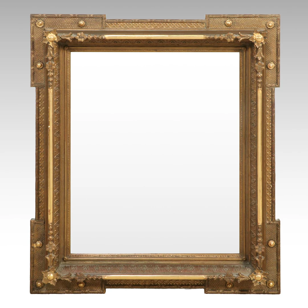 Italian Neoclassical Style Gilt Finished Wall Mirror, Antique