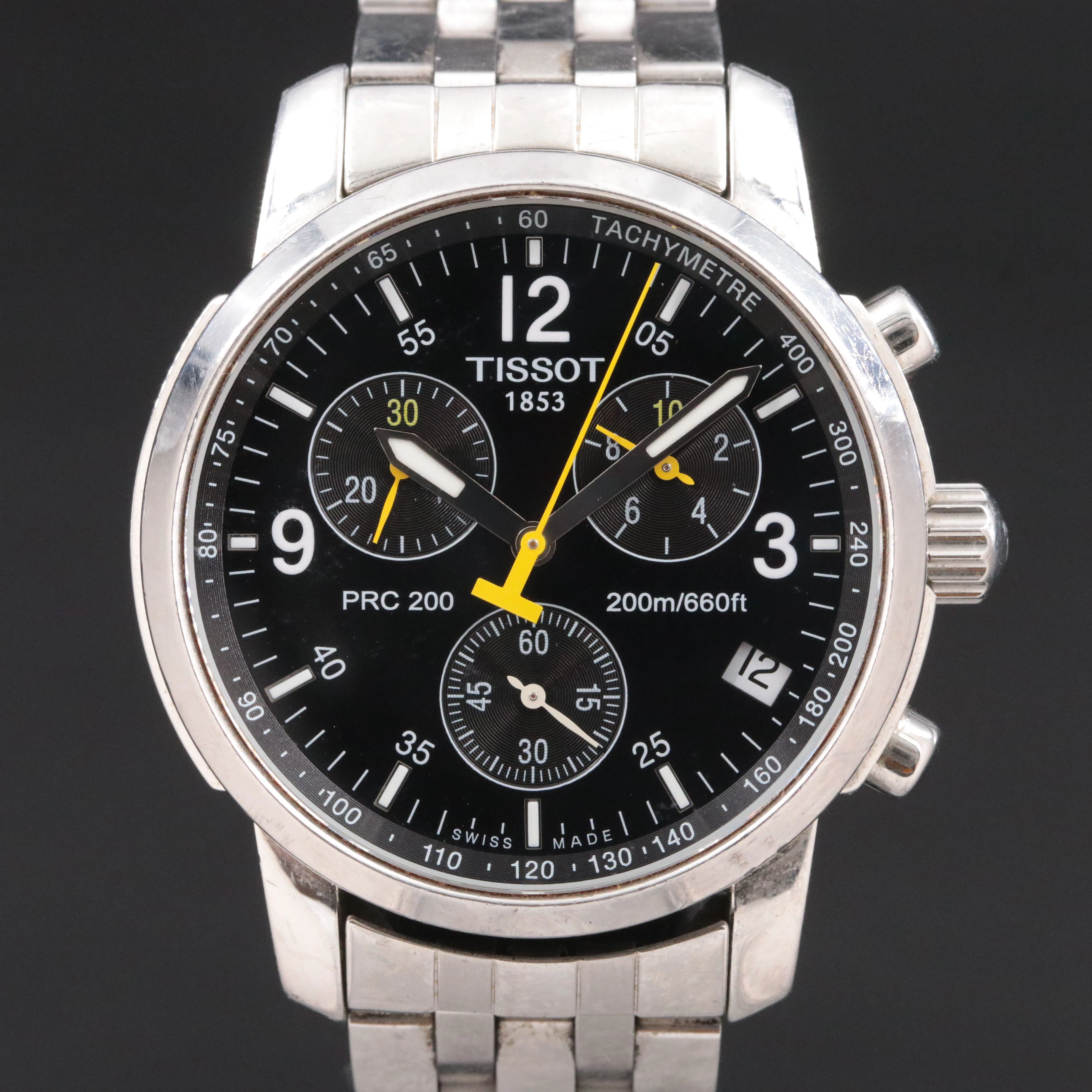 Tissot PRC 200 Swiss Quartz Chronograph Sports Watch