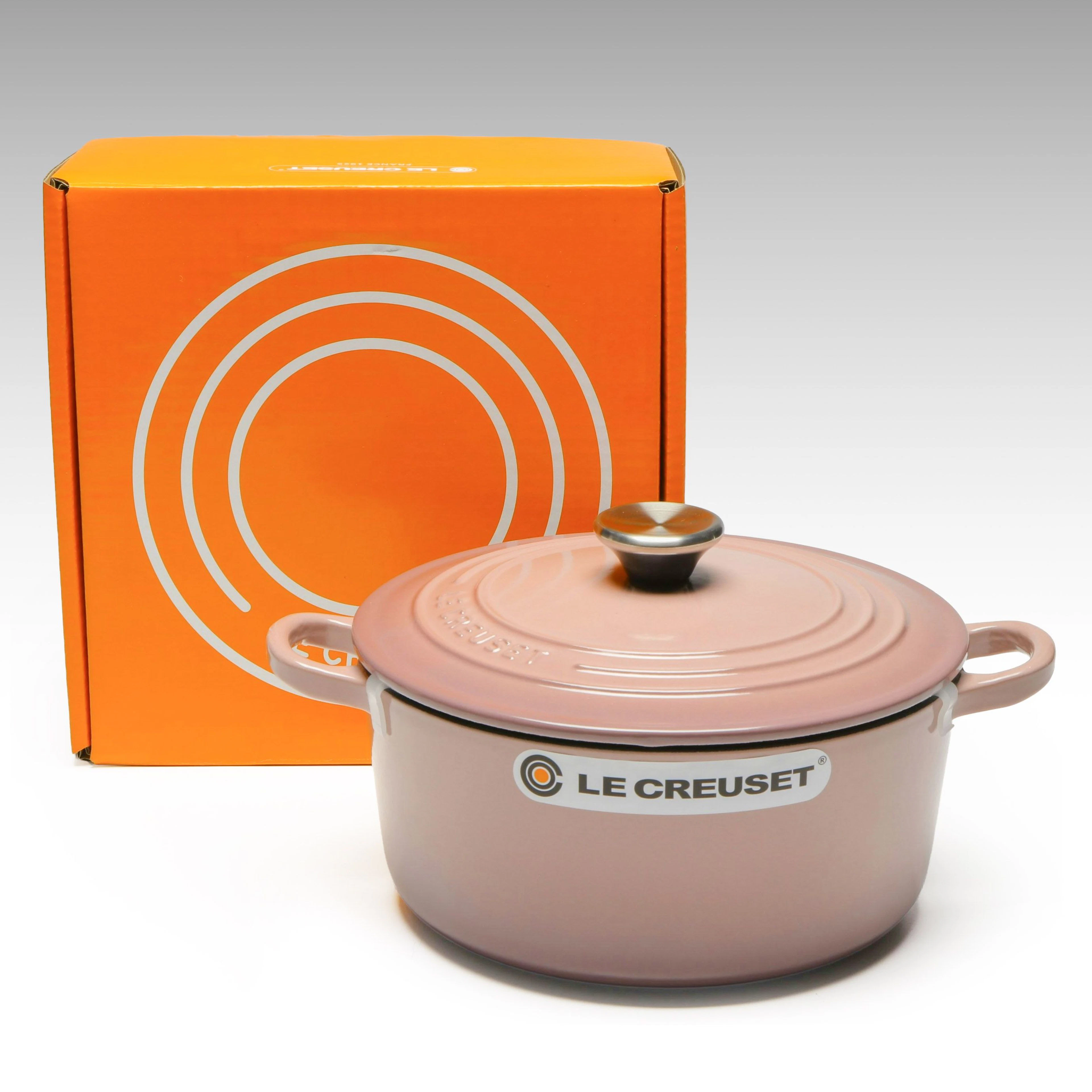 Le Creuset 3.5 Qt. "Mauve Pink" Enameled Cast Iron Dutch Oven