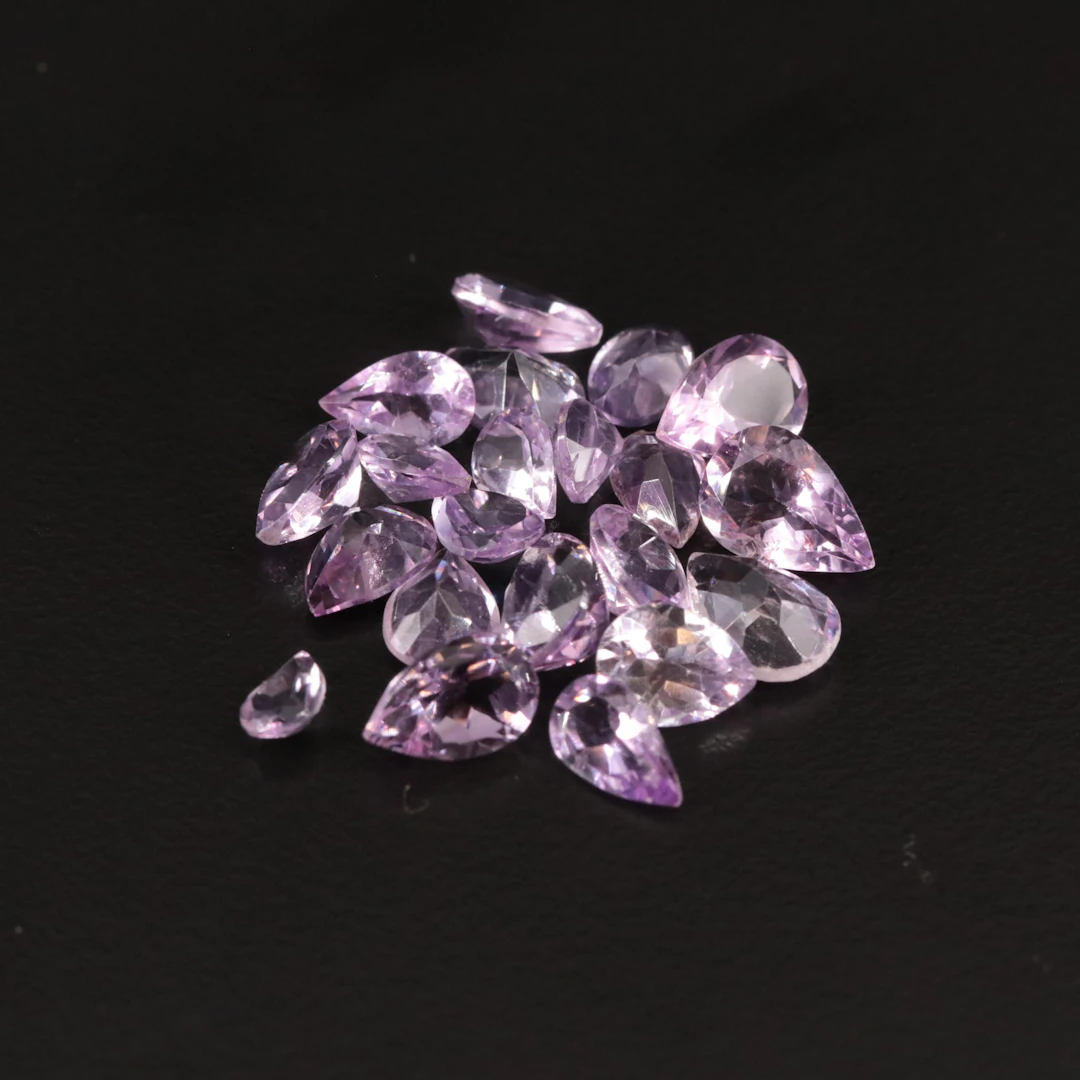Loose 19.60 CTW Amethyst Lot
