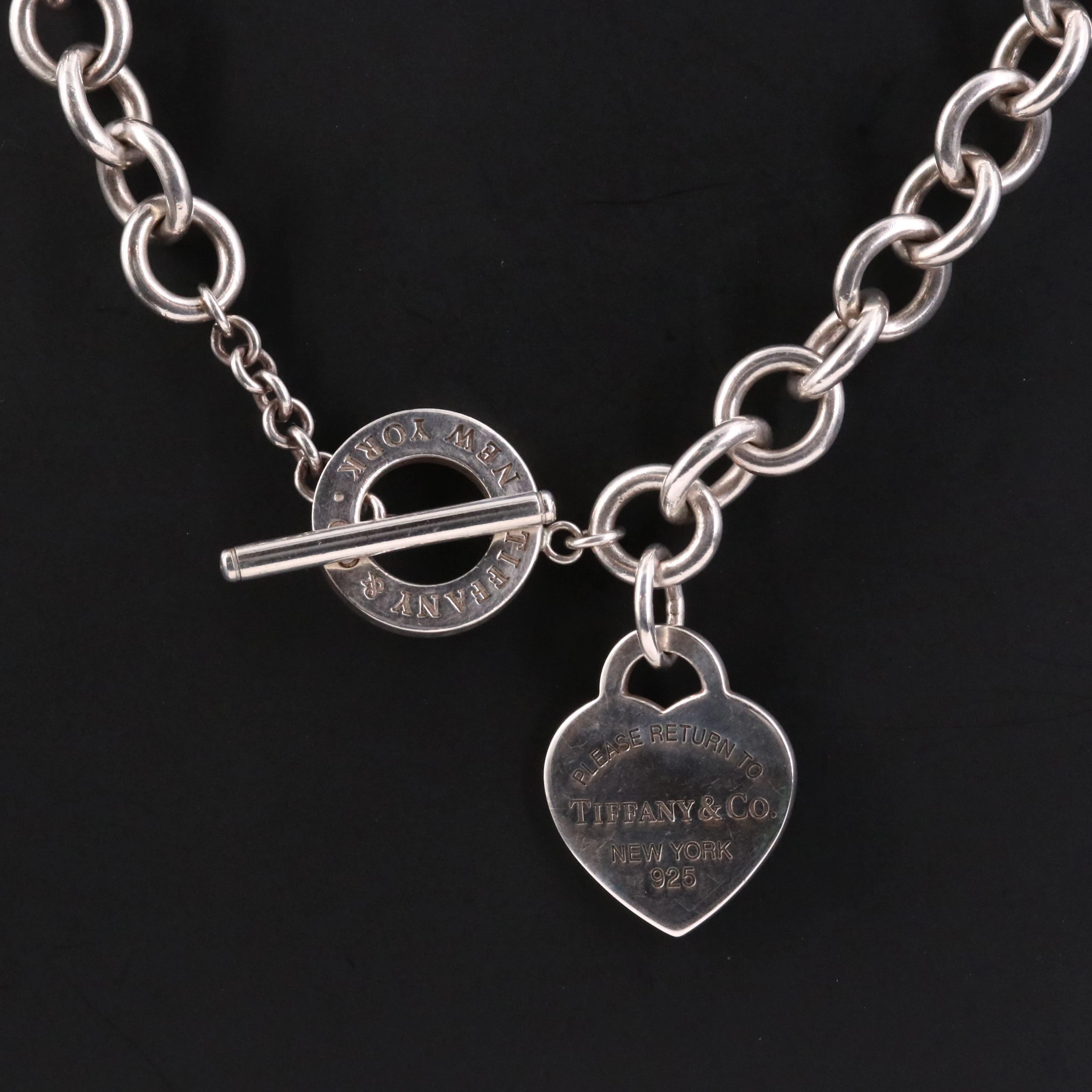 Tiffany & Co. Return to Tiffany Sterling Heart Tag Necklace