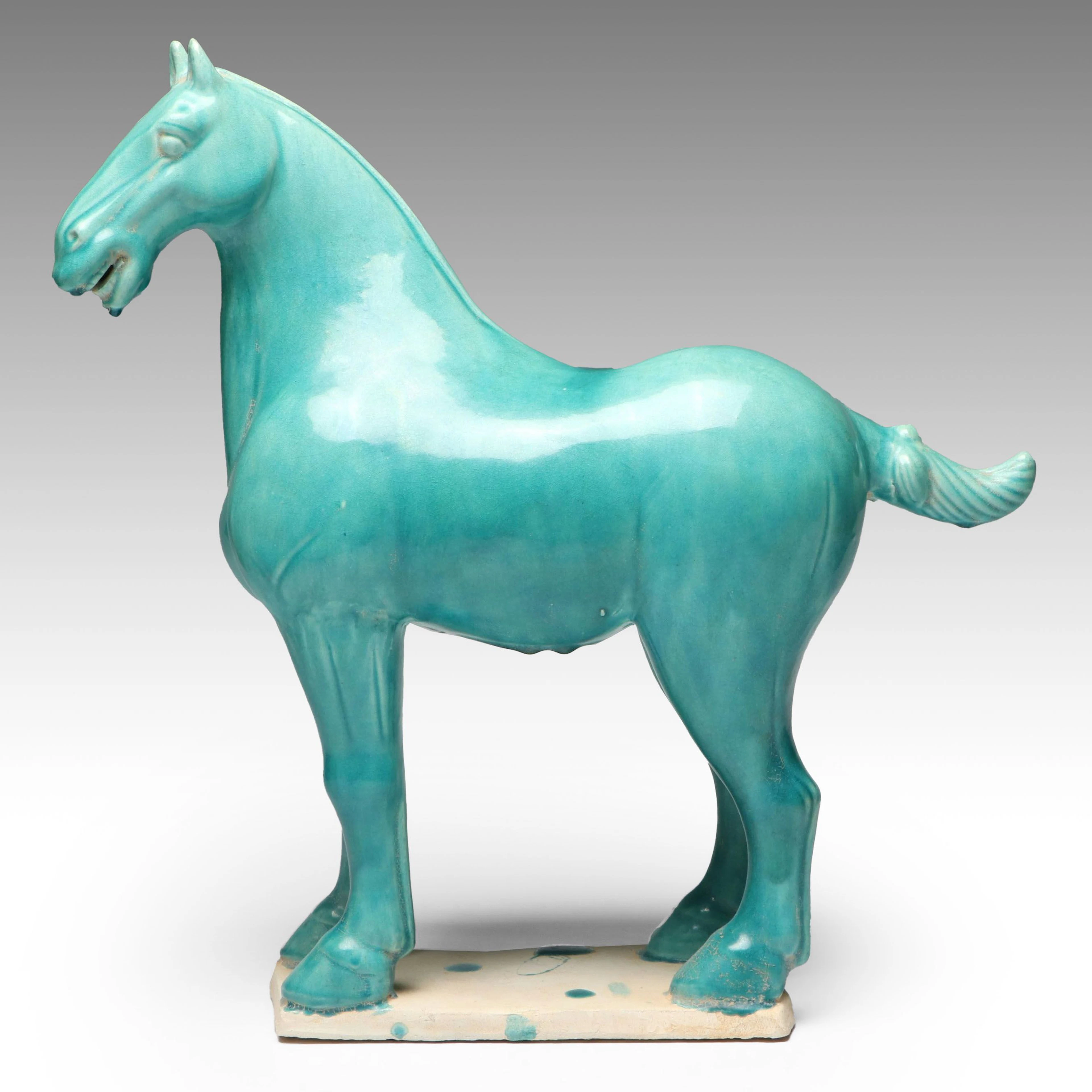 Chinese Tang Style Ceramic Horse Figure