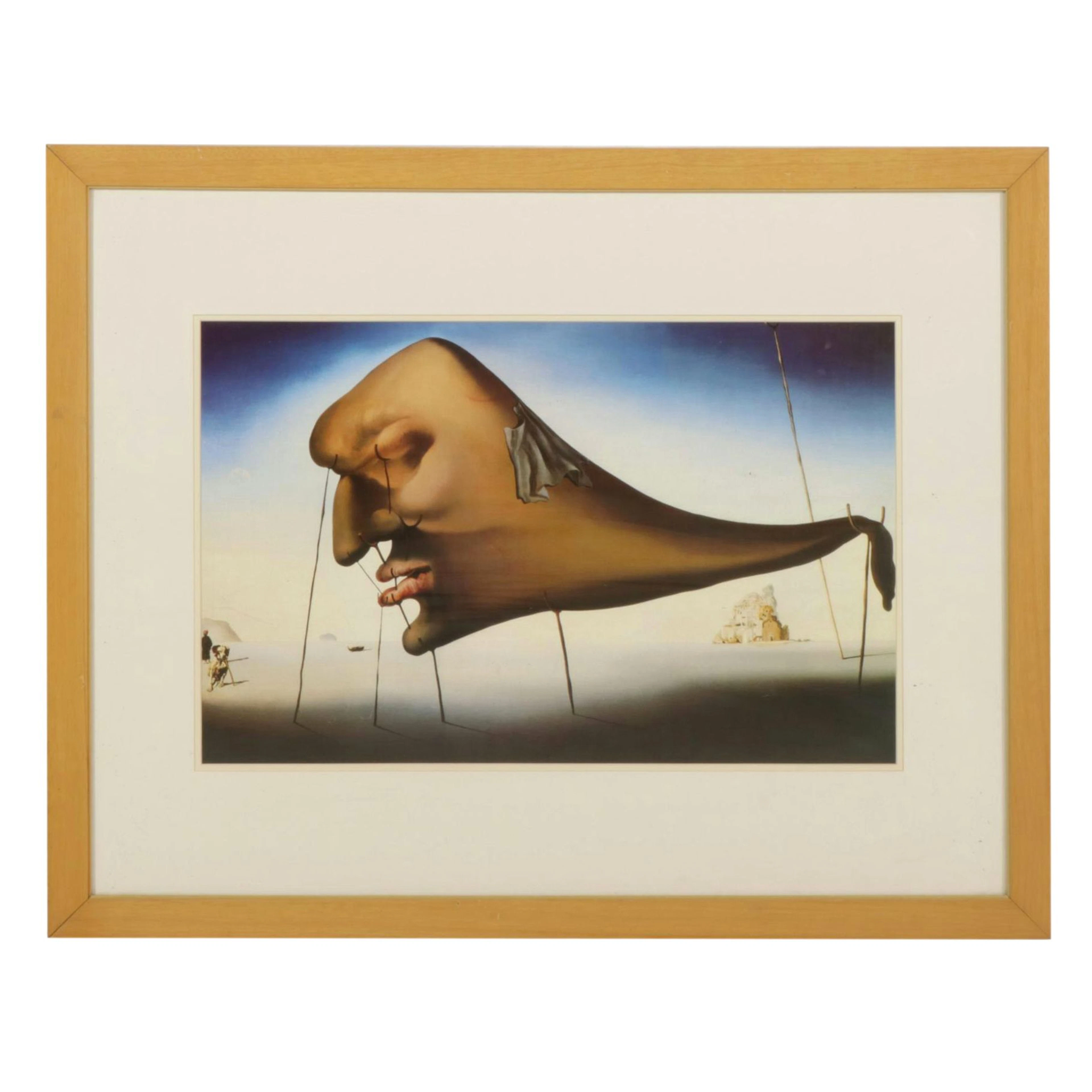 Offset Lithograph After Salvador Dali "Sleep (Le Sommeil)", 20th Century