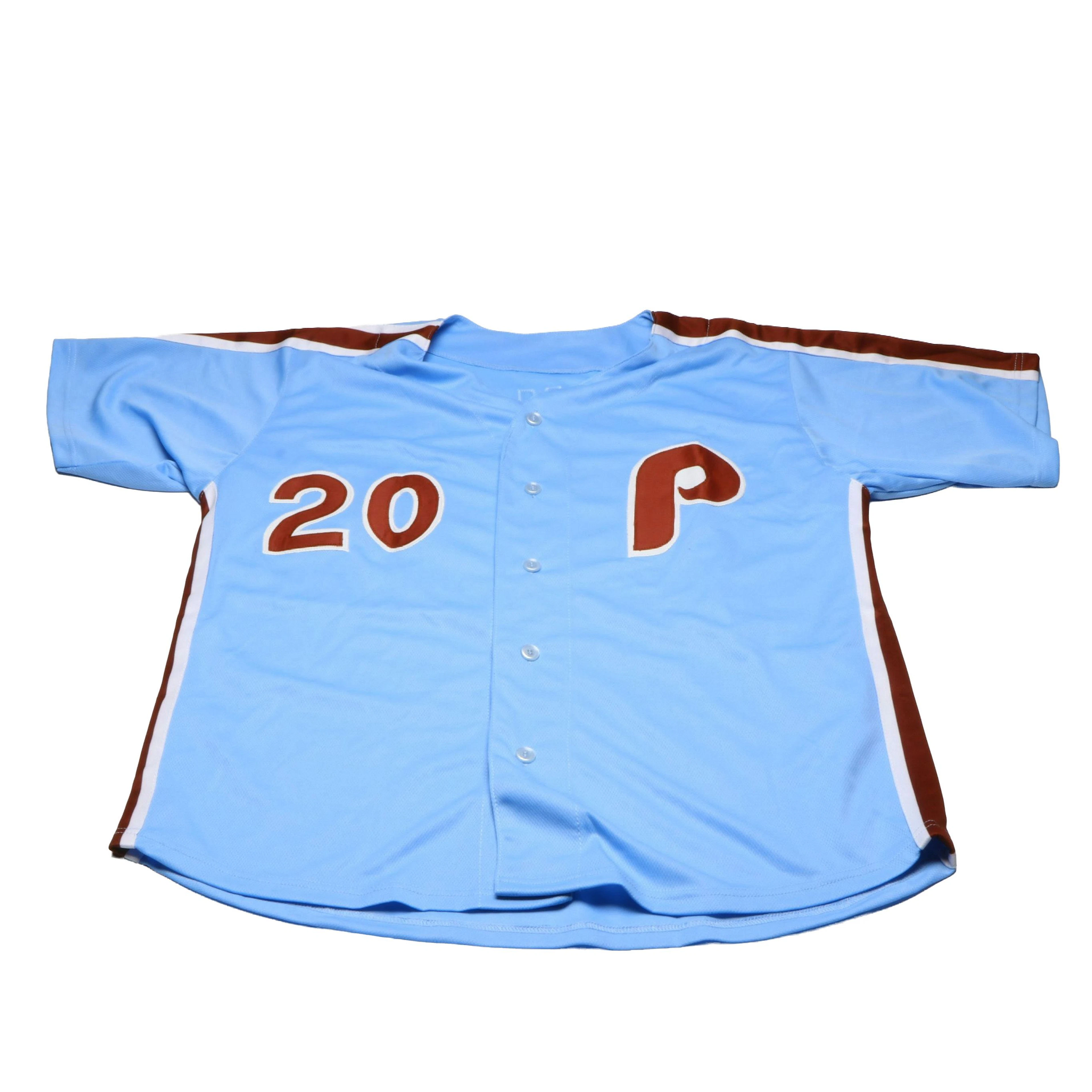 Mike Schmidt Signed Philadelphia Phillies Baseball Jersey, Beckett