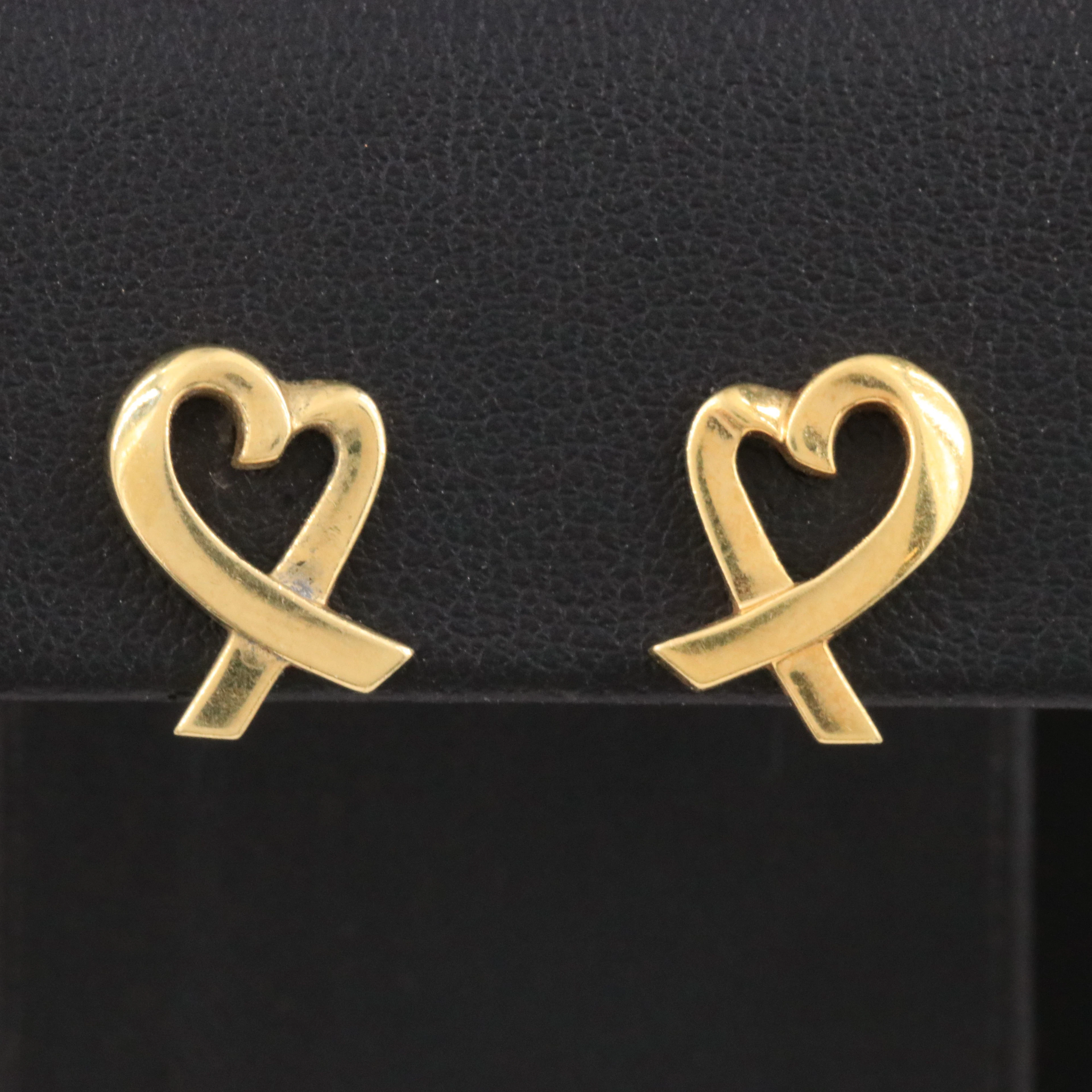 Paloma Picasso for Tiffany & Co. Loving Heart 18K Earrings