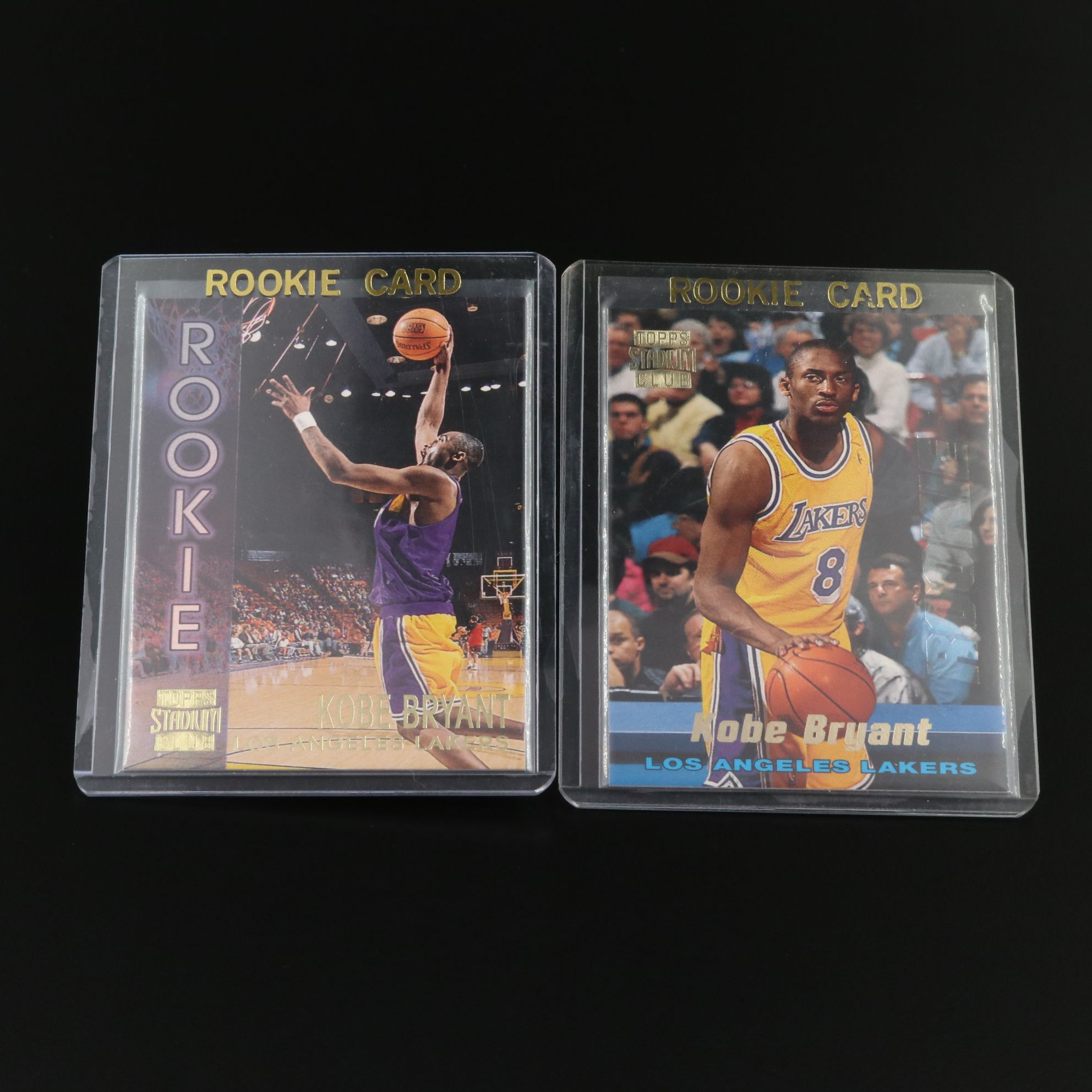 1996-97 Stadium Club Kobe Bryant Los Angeles Lakers Rookie Basketball Cards