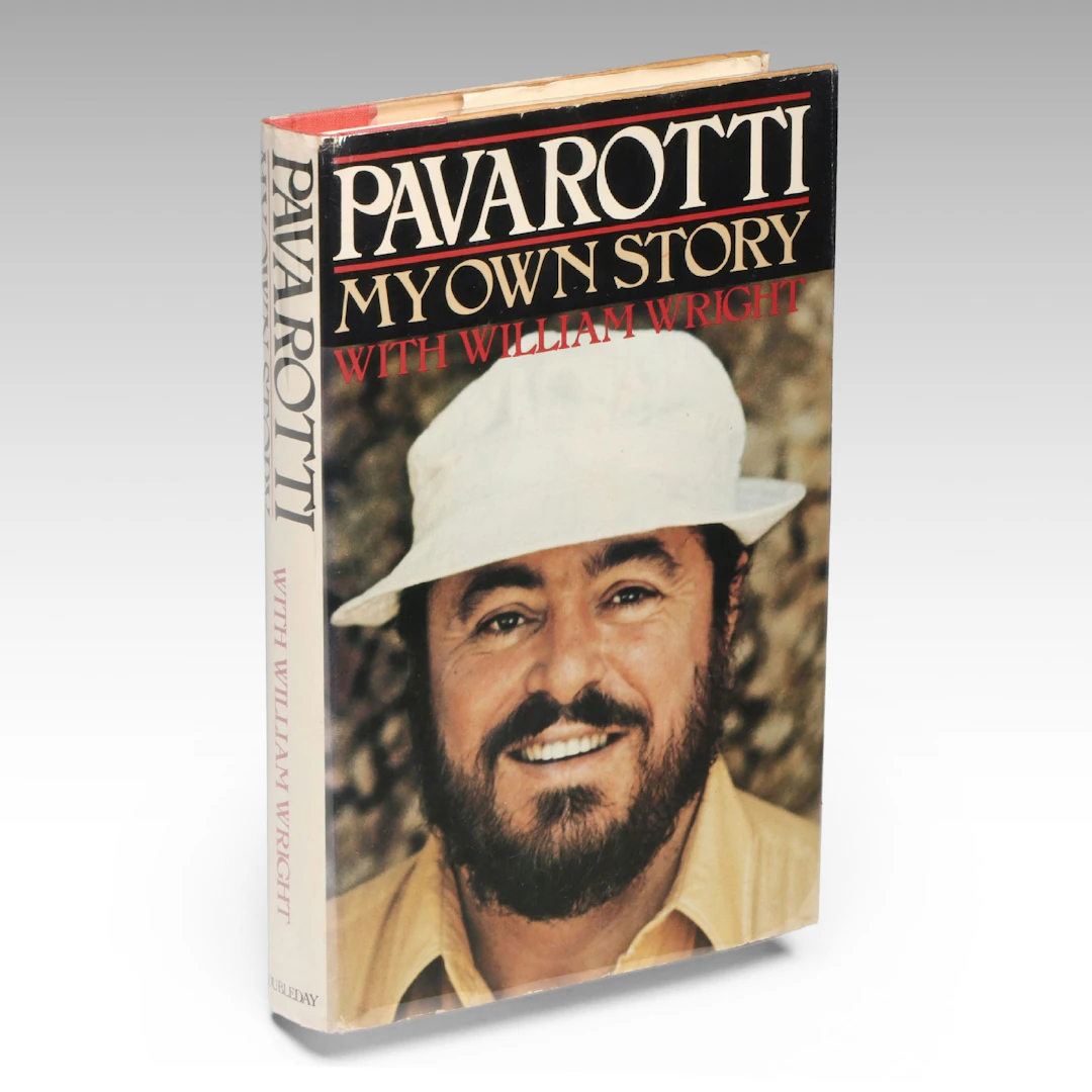 Signed First Edition "Pavarotti: My Own Story" by Luciano Pavarotti, 1981