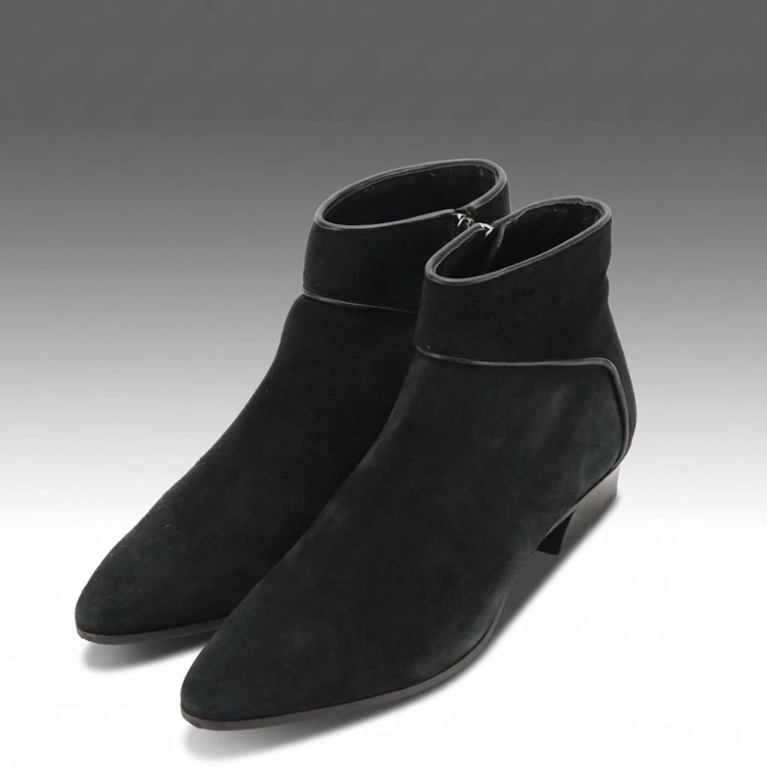 Aquatalia Francis Ankle Boots in Suede with Box