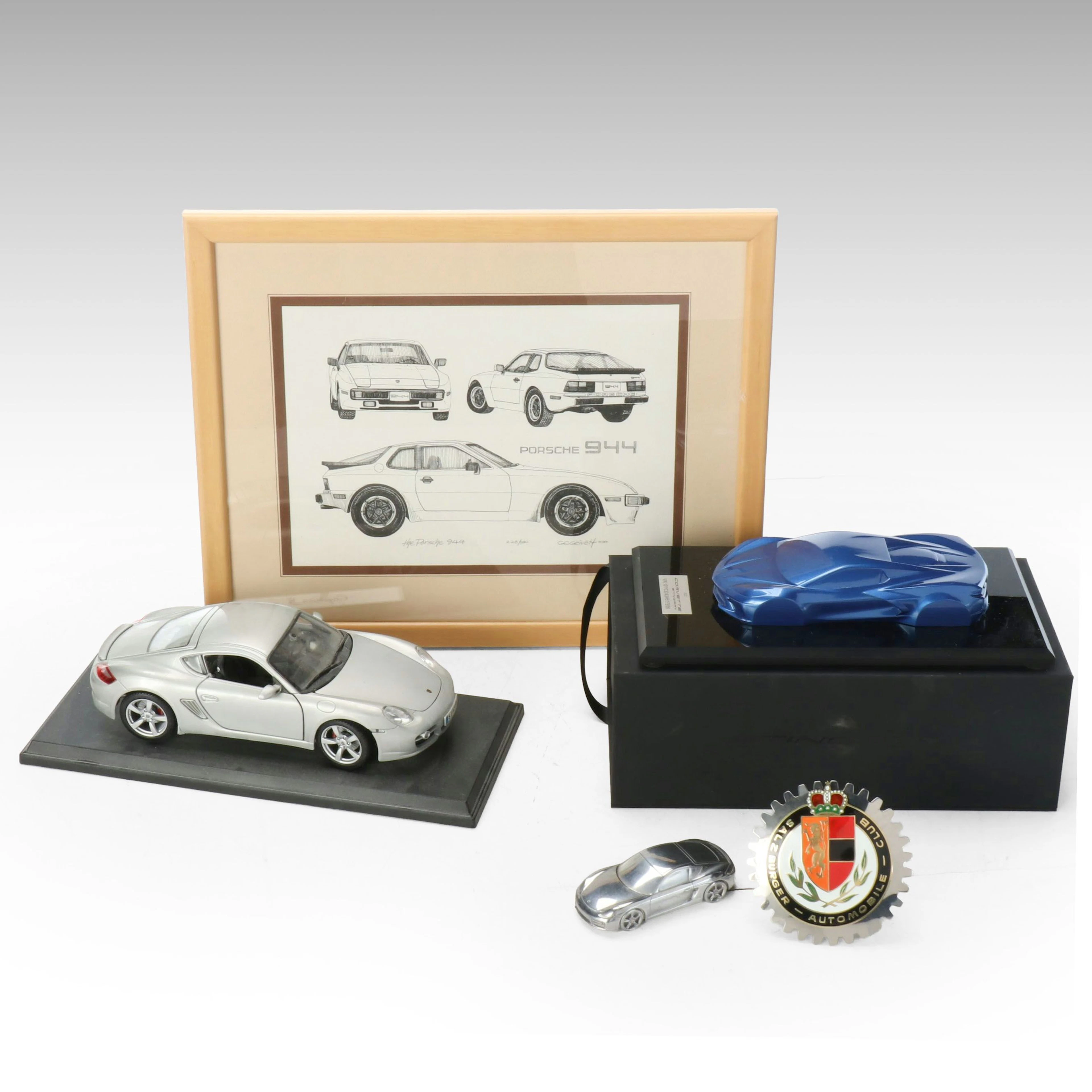 Porsche 944 L/E Print With Cayman S, 2021 Corvette Stingray Scale Models