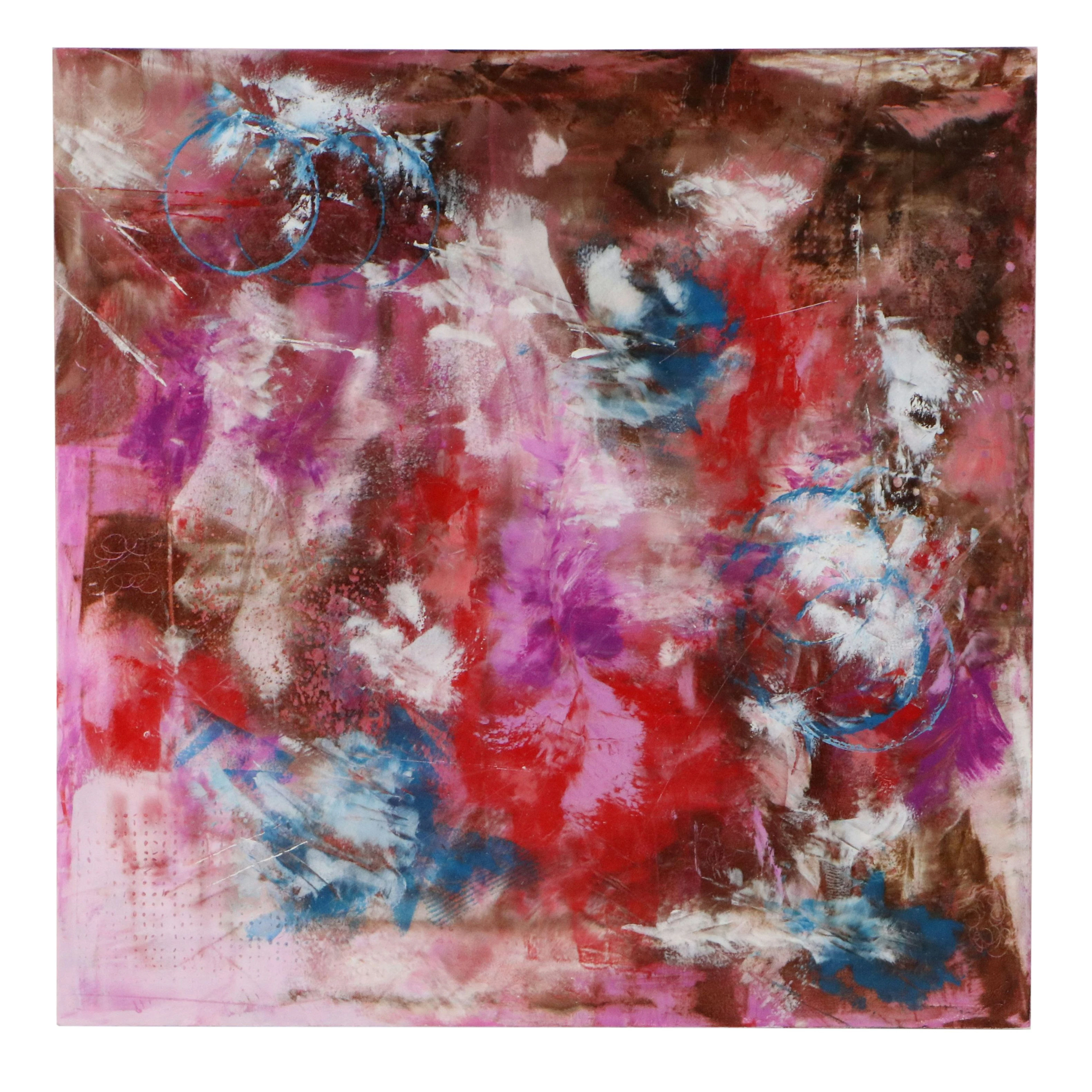 Dottie Abramowski Abstract Mixed Media Painting