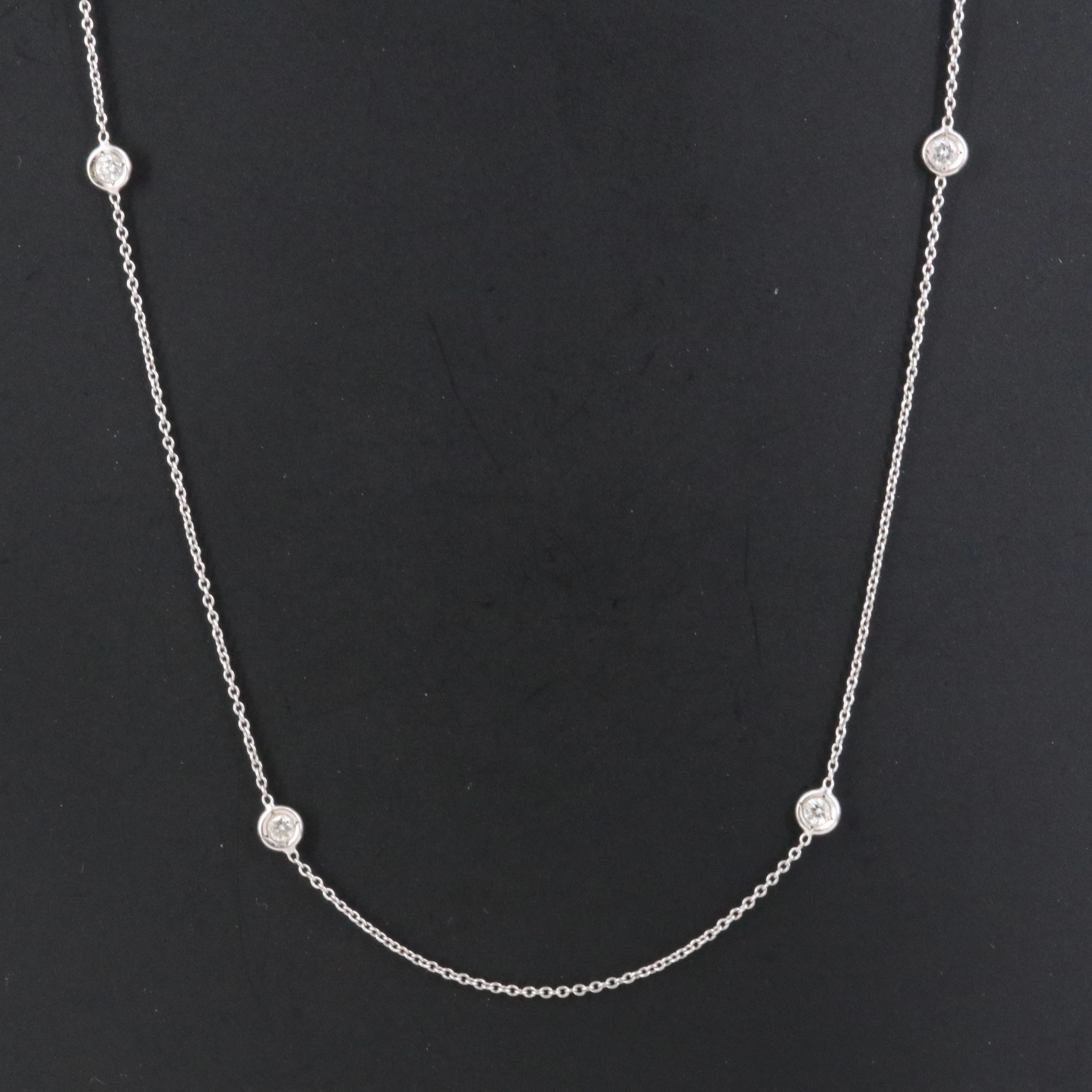 Roberto Coin 18K Diamond Station Necklace