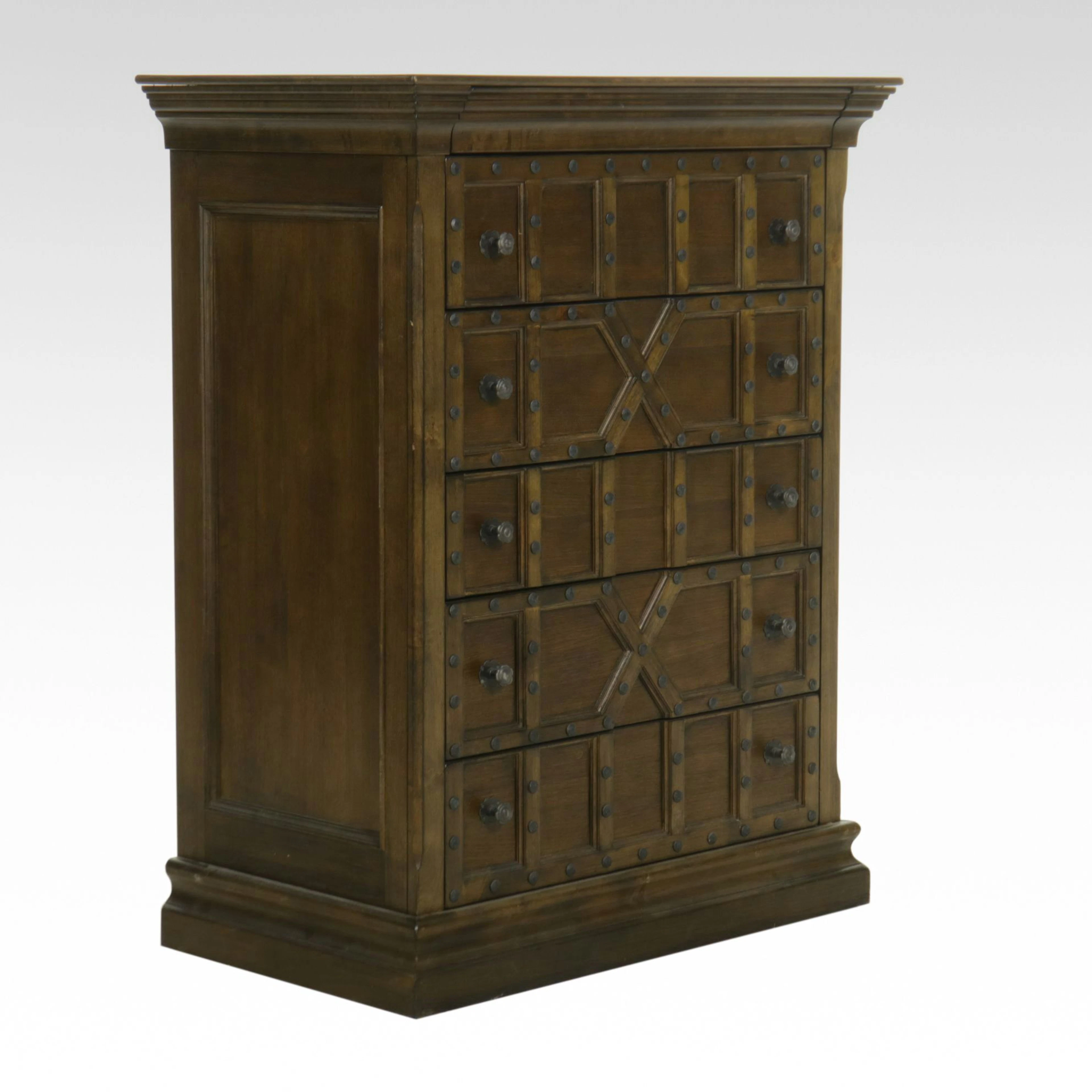 Restoration Hardware Spanish Baroque Style Chest of Drawers, 2015