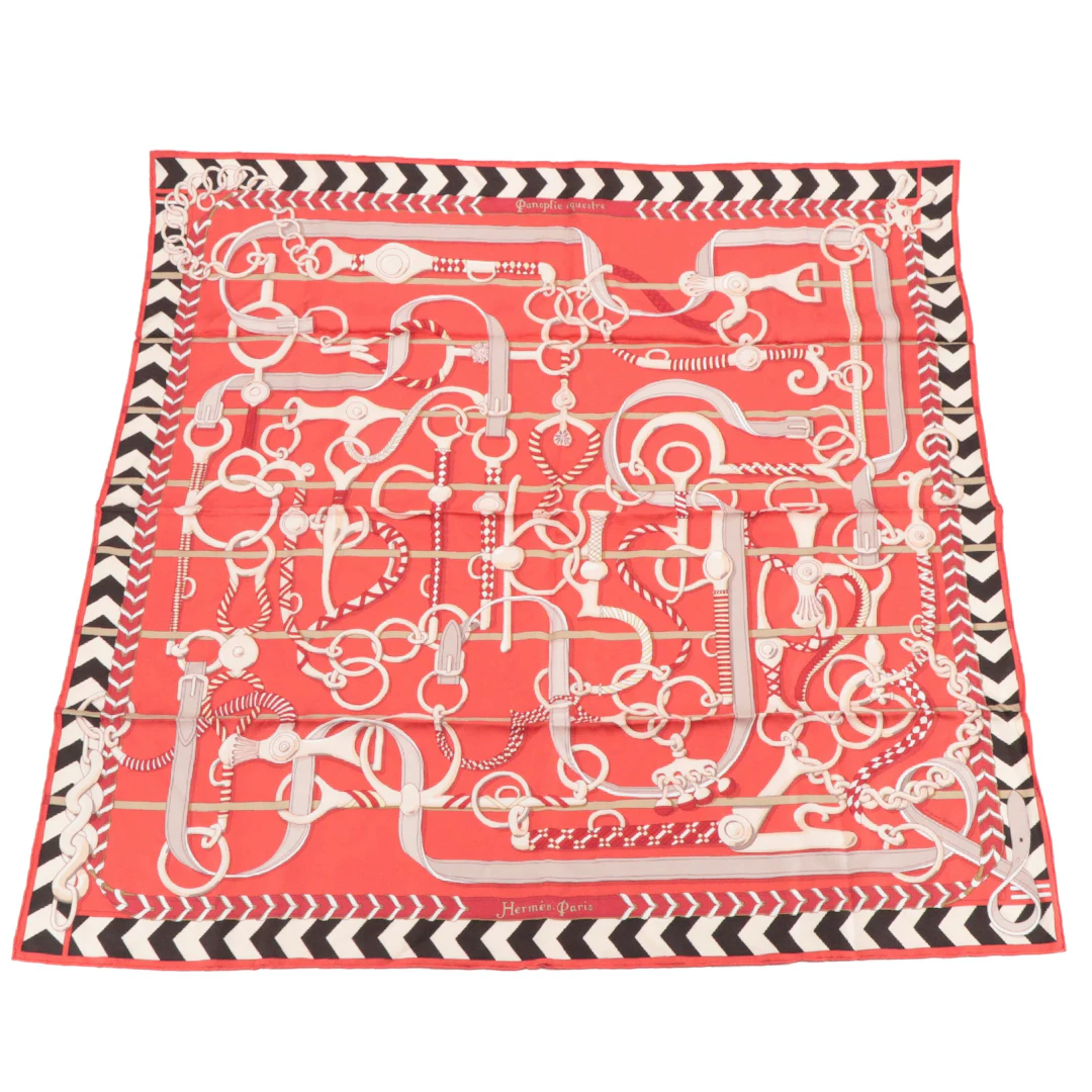 Hermès "Panoplie Équestre" Scarf 90 in Silk Twill