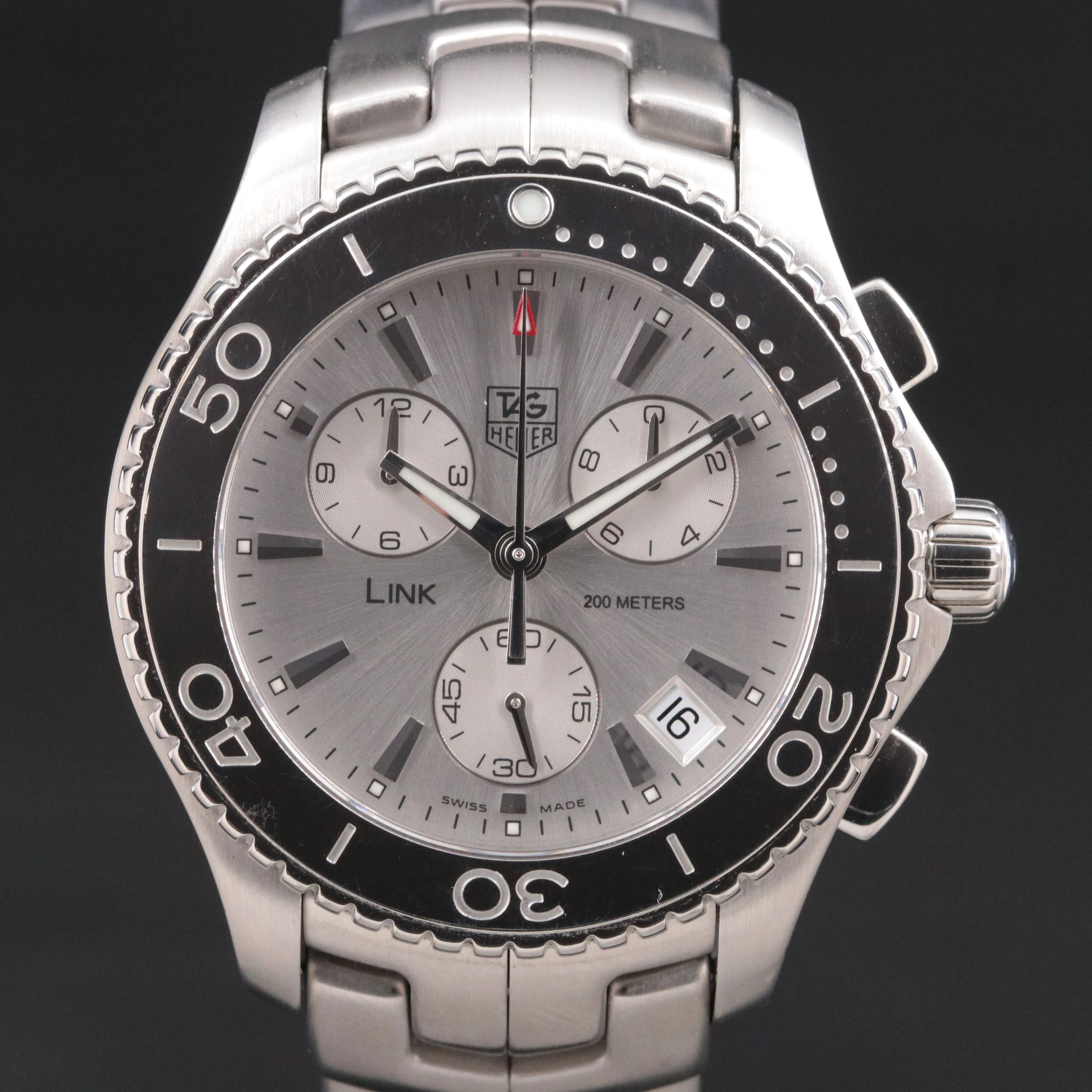 TAG Heuer Link Chronograph Steel 42mm Quartz Watch