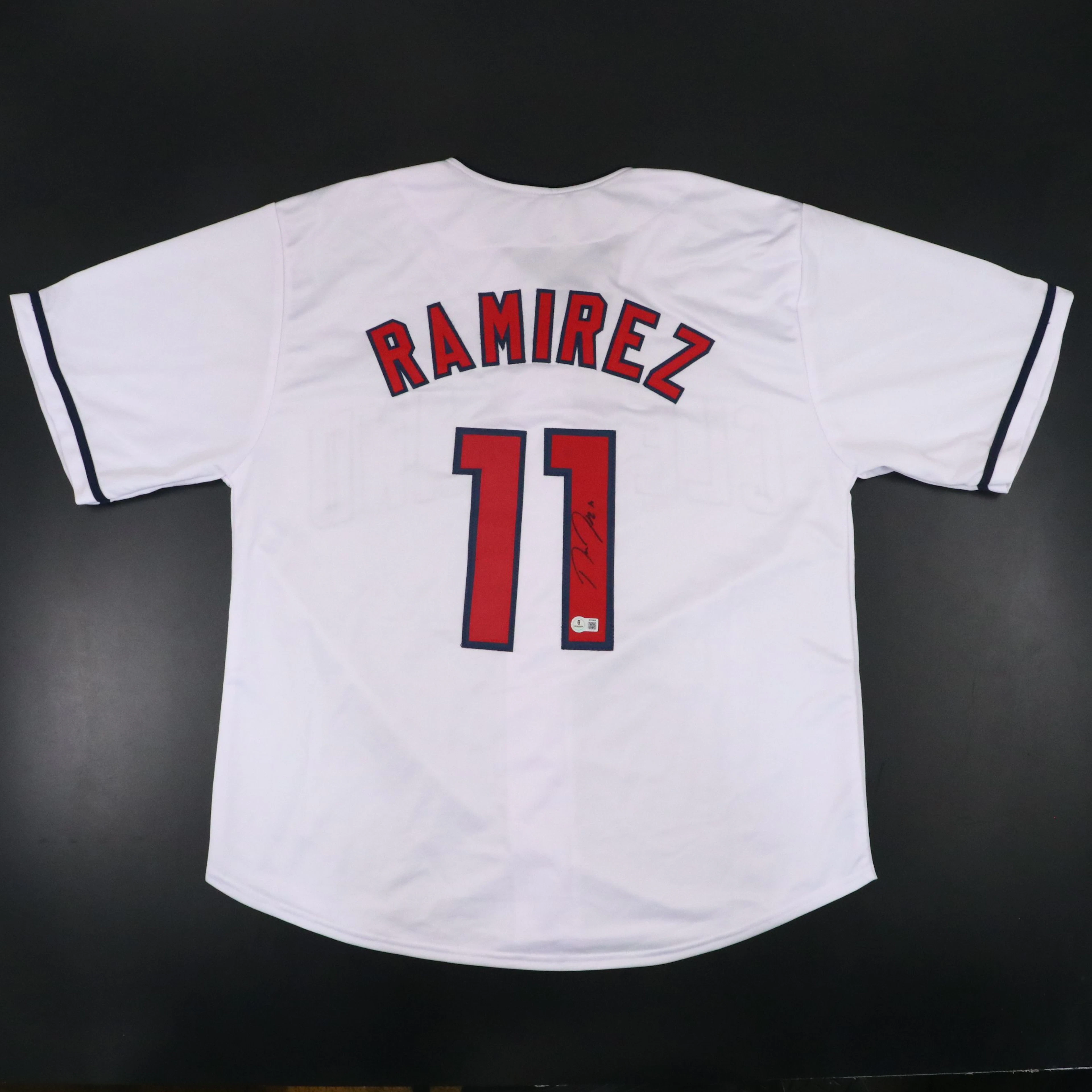 Jose Ramirez Signed Cleveland Guardians Baseball Jersey, Beckett