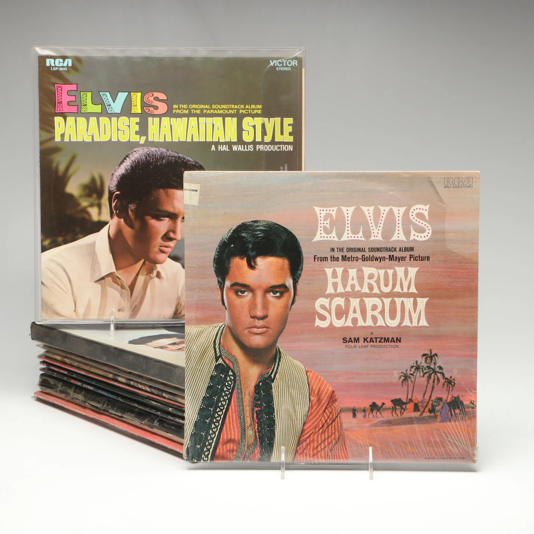 Elvis "Harum Scarum", "Paradise, Hawaiian Style" and More Records