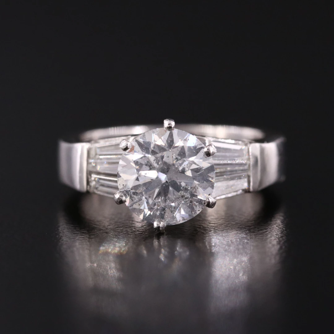 Platinum 2.26 CTW Diamond Ring