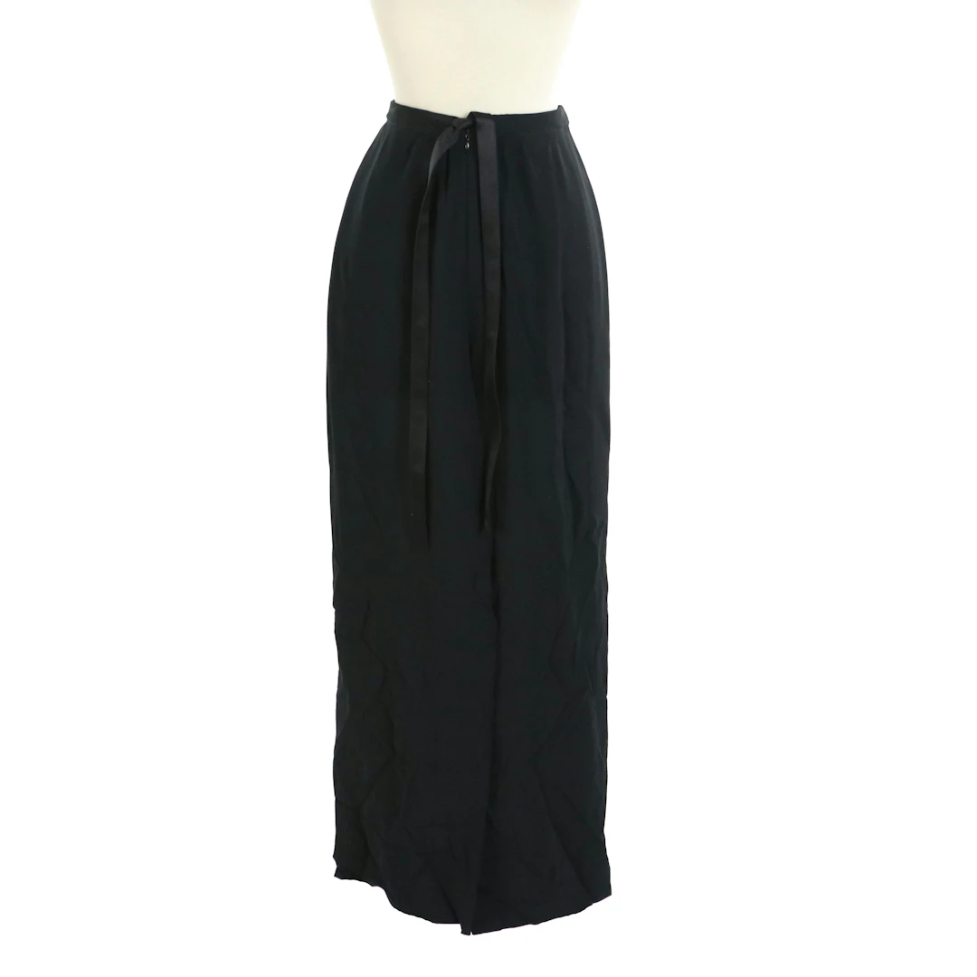 Yves Saint Laurent Rive Gauche Evening Pant in Silk Georgette