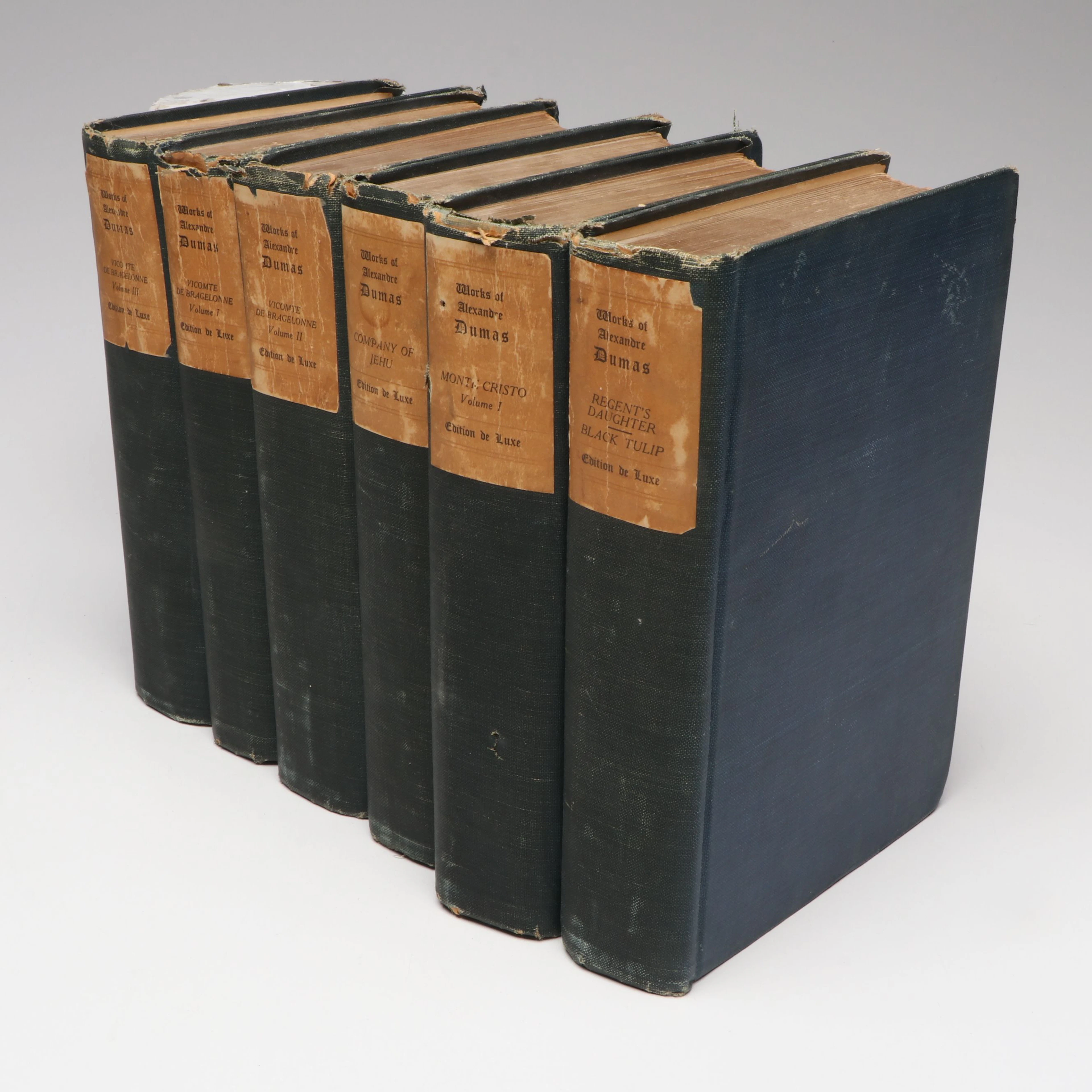 Edition de Luxe "Works of Alexandre Dumas" Partial Set, 1910