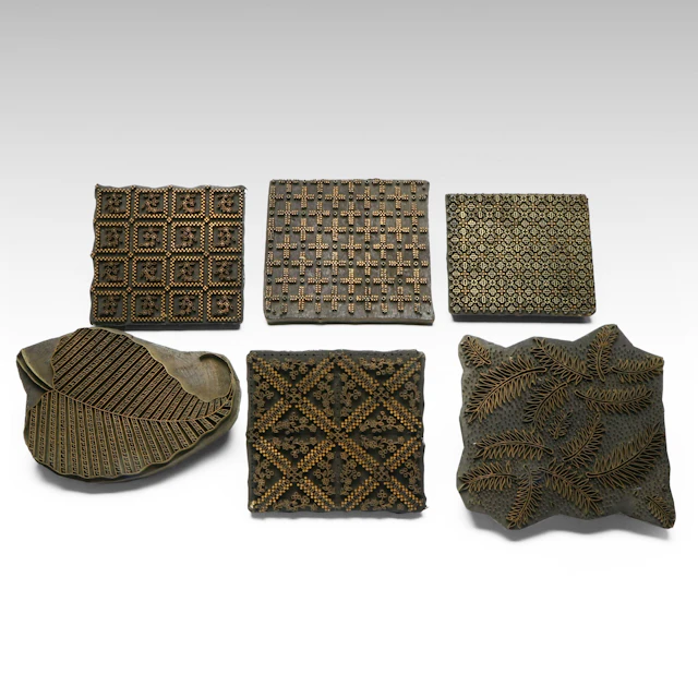 Textile Printing Block Wall Art