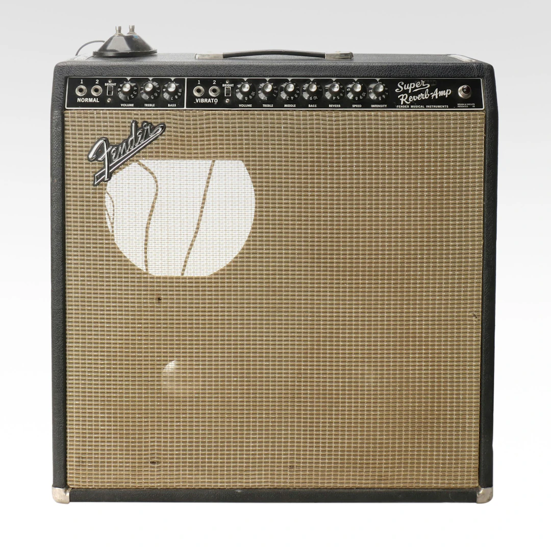 Fender "Super Reverb" AB763 Electric Guitar Tube Amp with Vinyl Cover, 1966