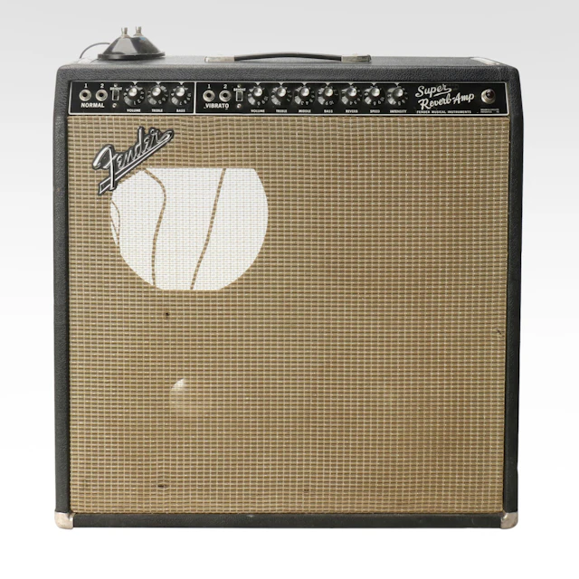Fender "Super Reverb" AB763 Electric Guitar Tube Amp with Vinyl Cover, 1966