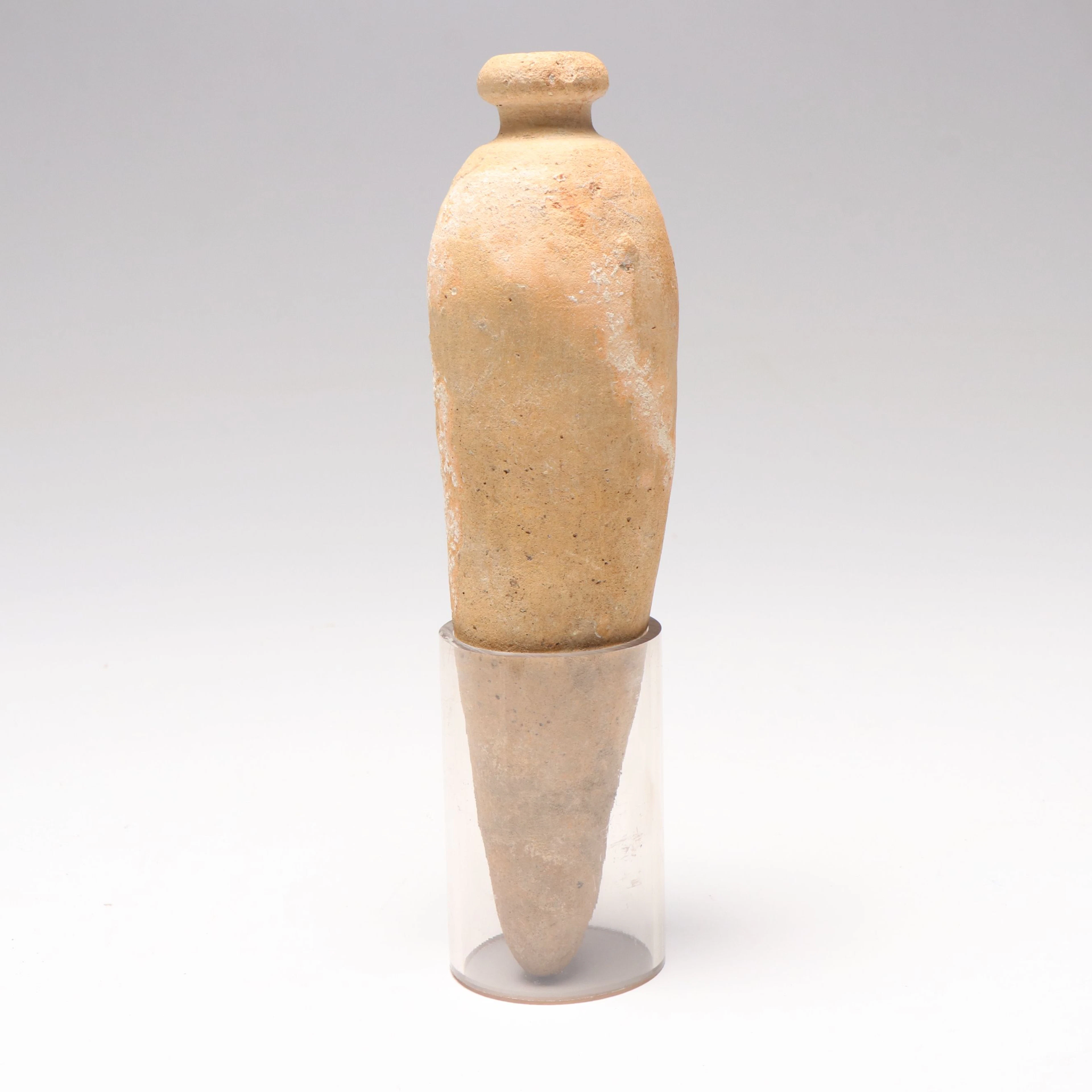 Judean Terracotta Hellenistic Period Unguentarium, Circa 3rd Century BCE
