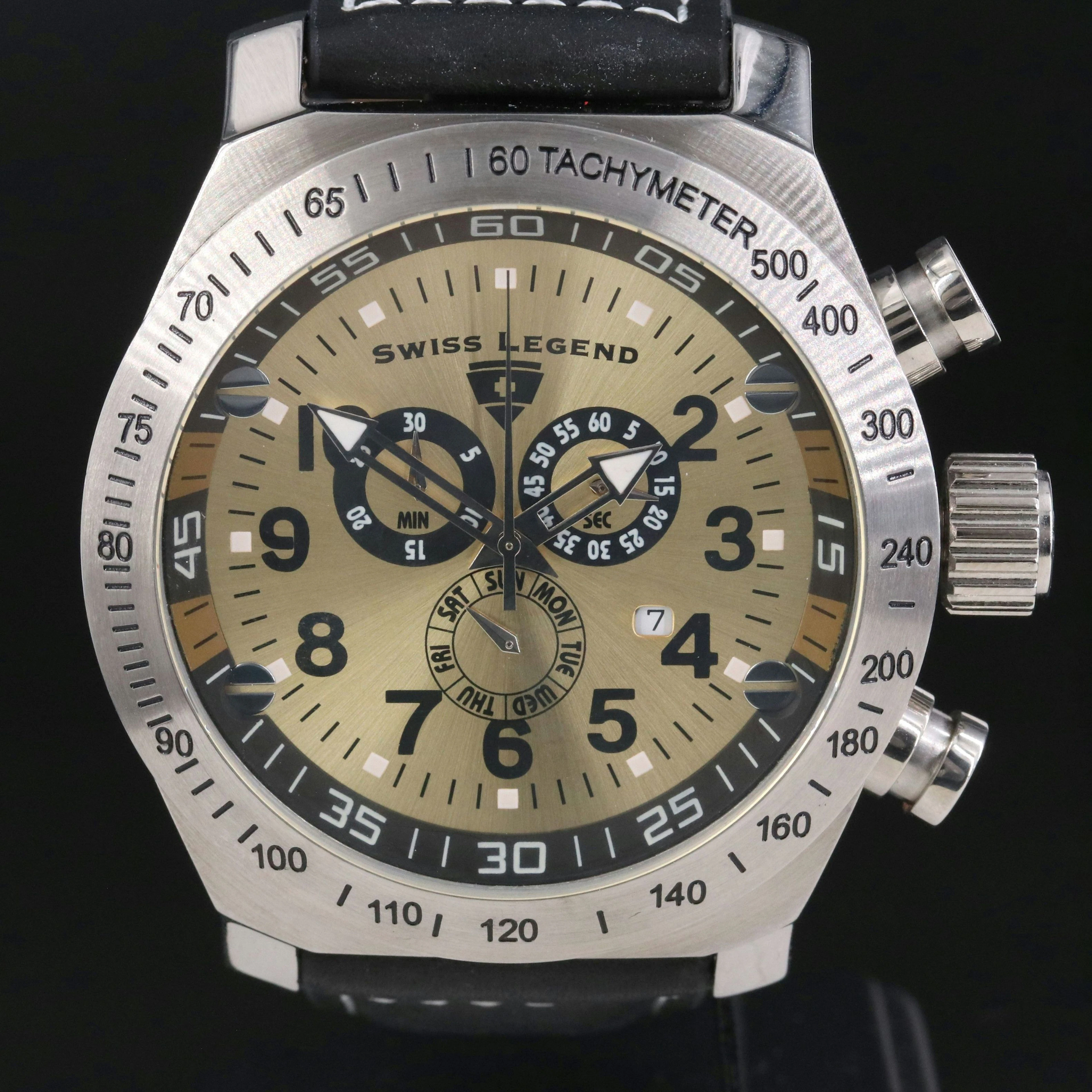 Swiss Legend SL Pilot Stainless Steel Quartz Watch