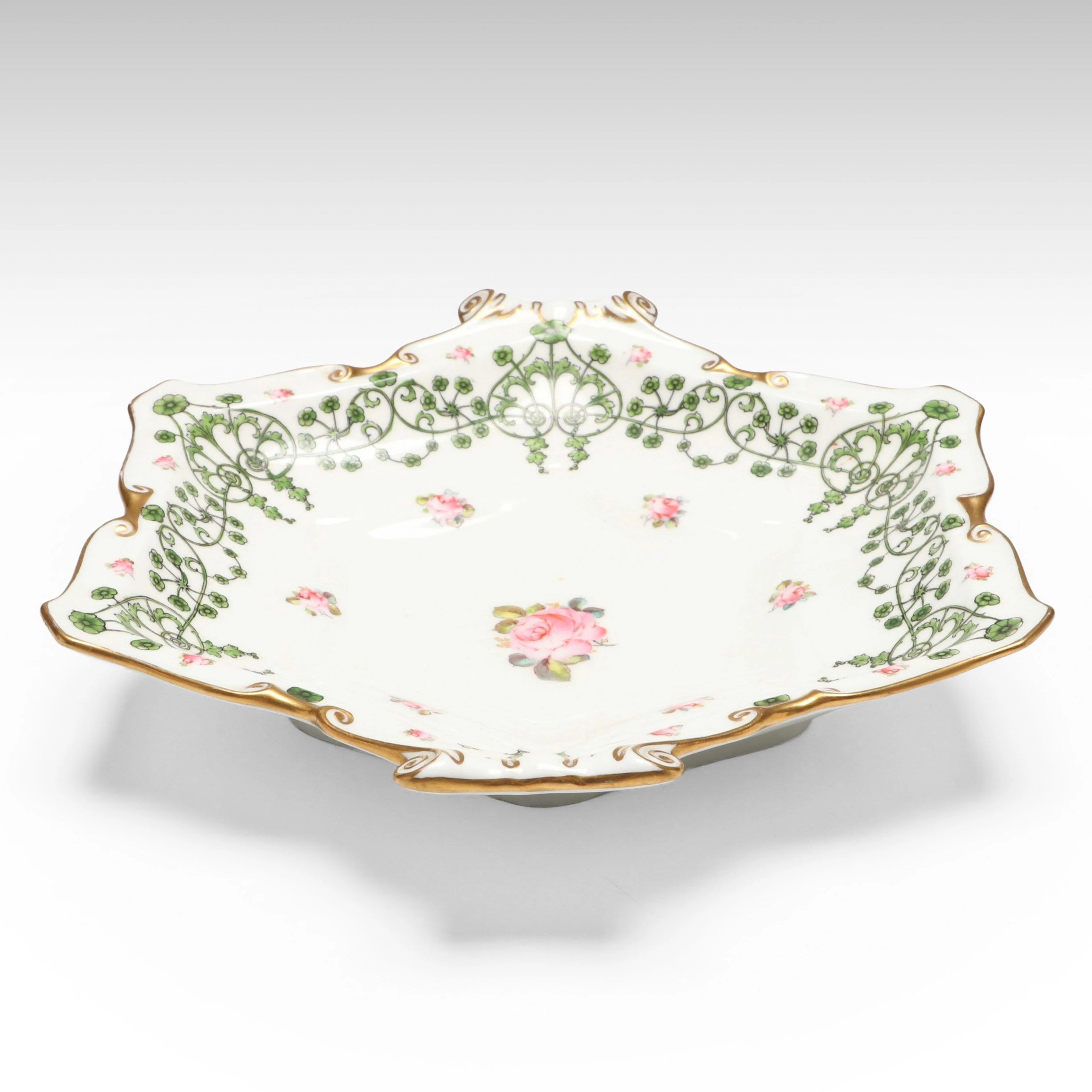 Royal Crown Derby Porcelain Handled Bowl, Early 20th Century