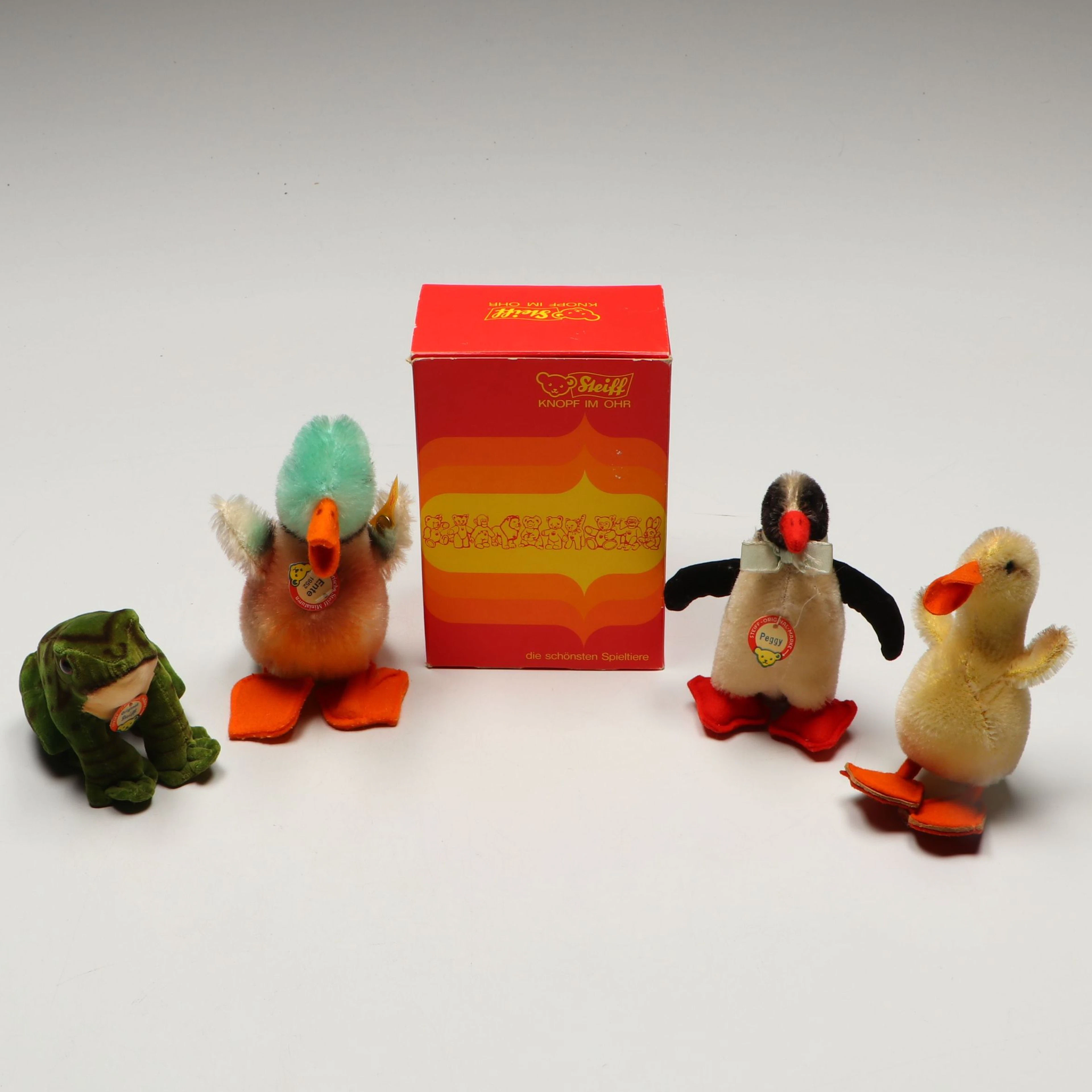 Steiff "Peggy", "Ente" and More Stuffed Animal Toys