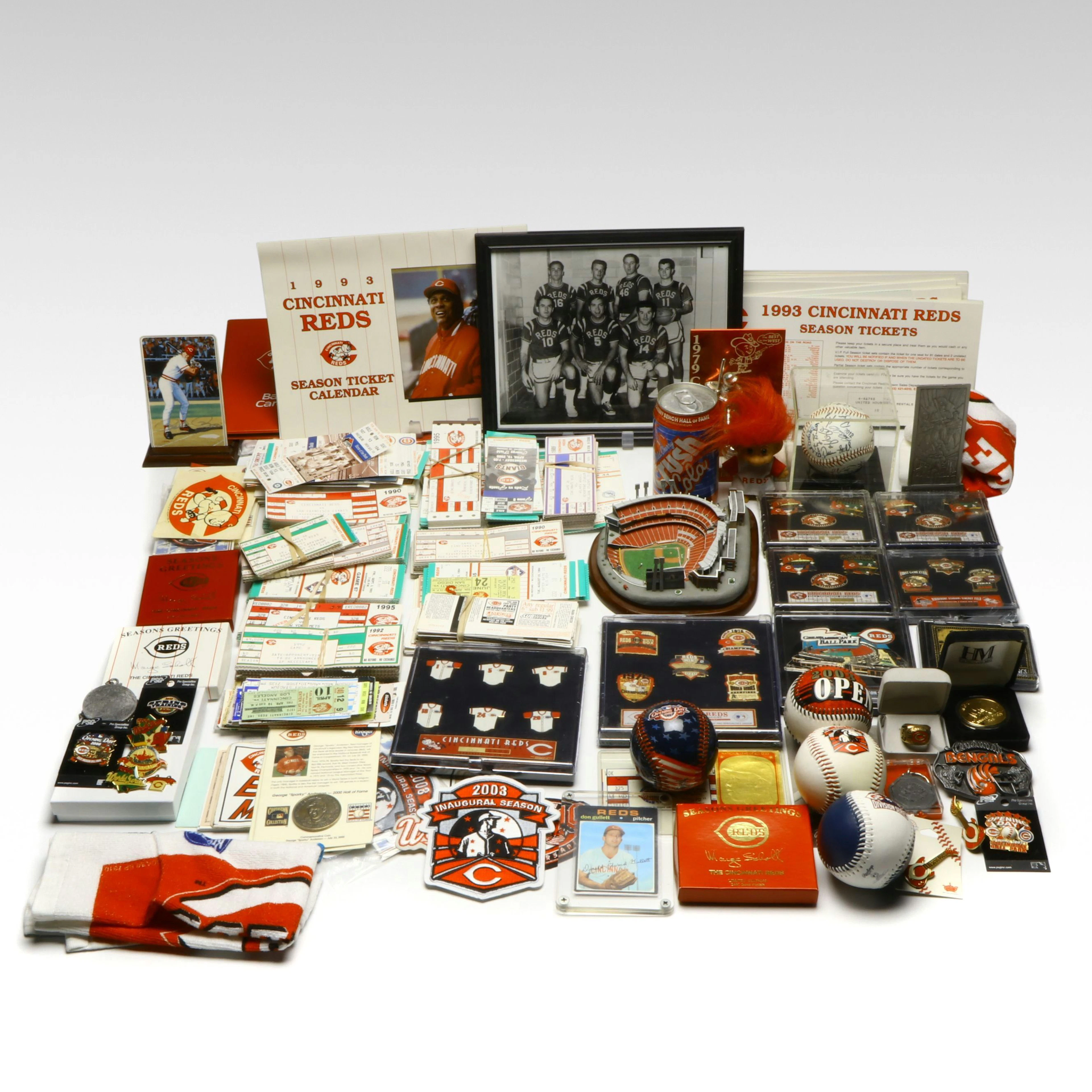 Cincinnati Reds MLB Pins, Ticket Stubs and More Baseball Memorabilia