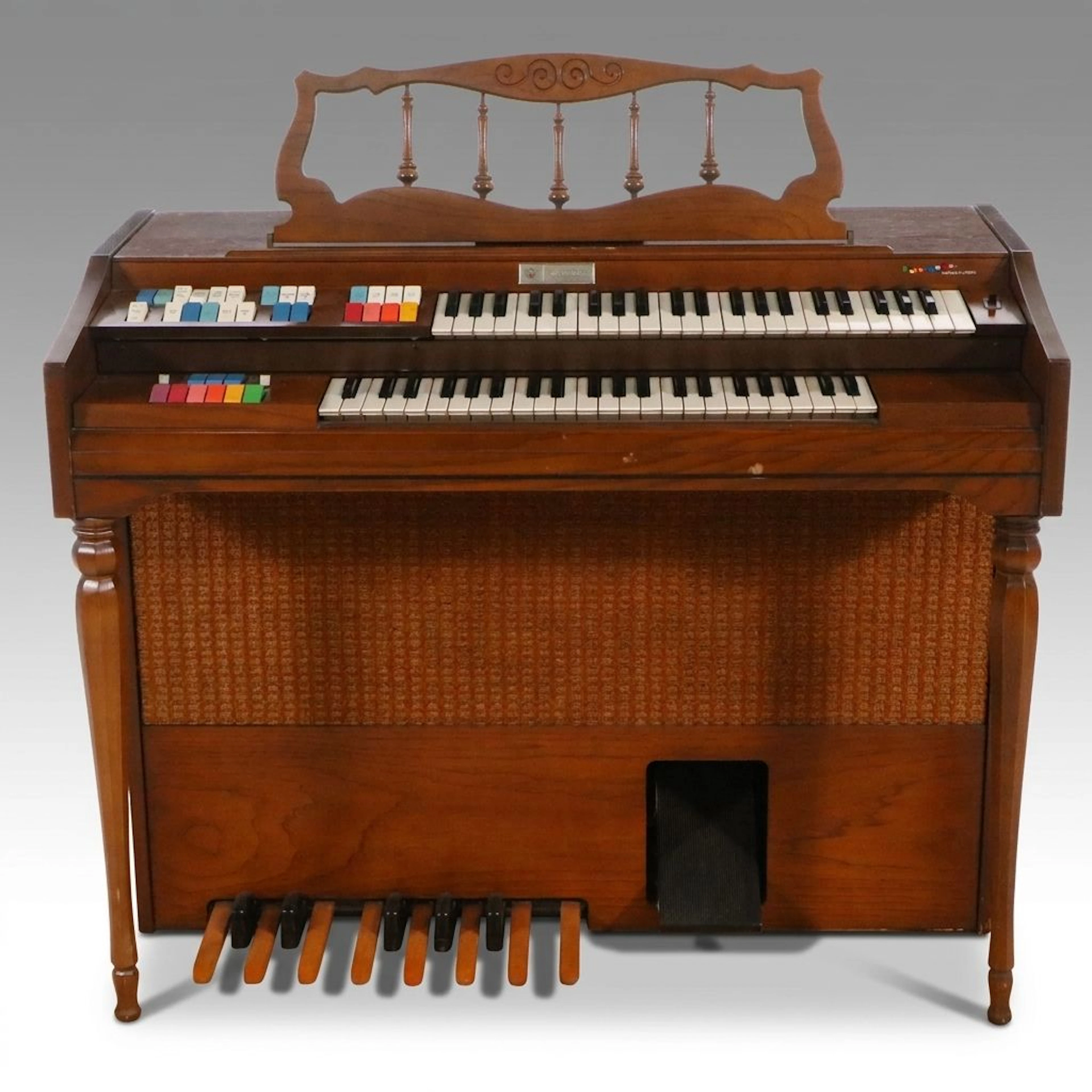 Wurlitzer "Funmaker Adventurer" Electronic Spinet Organ, Mid-20th Century