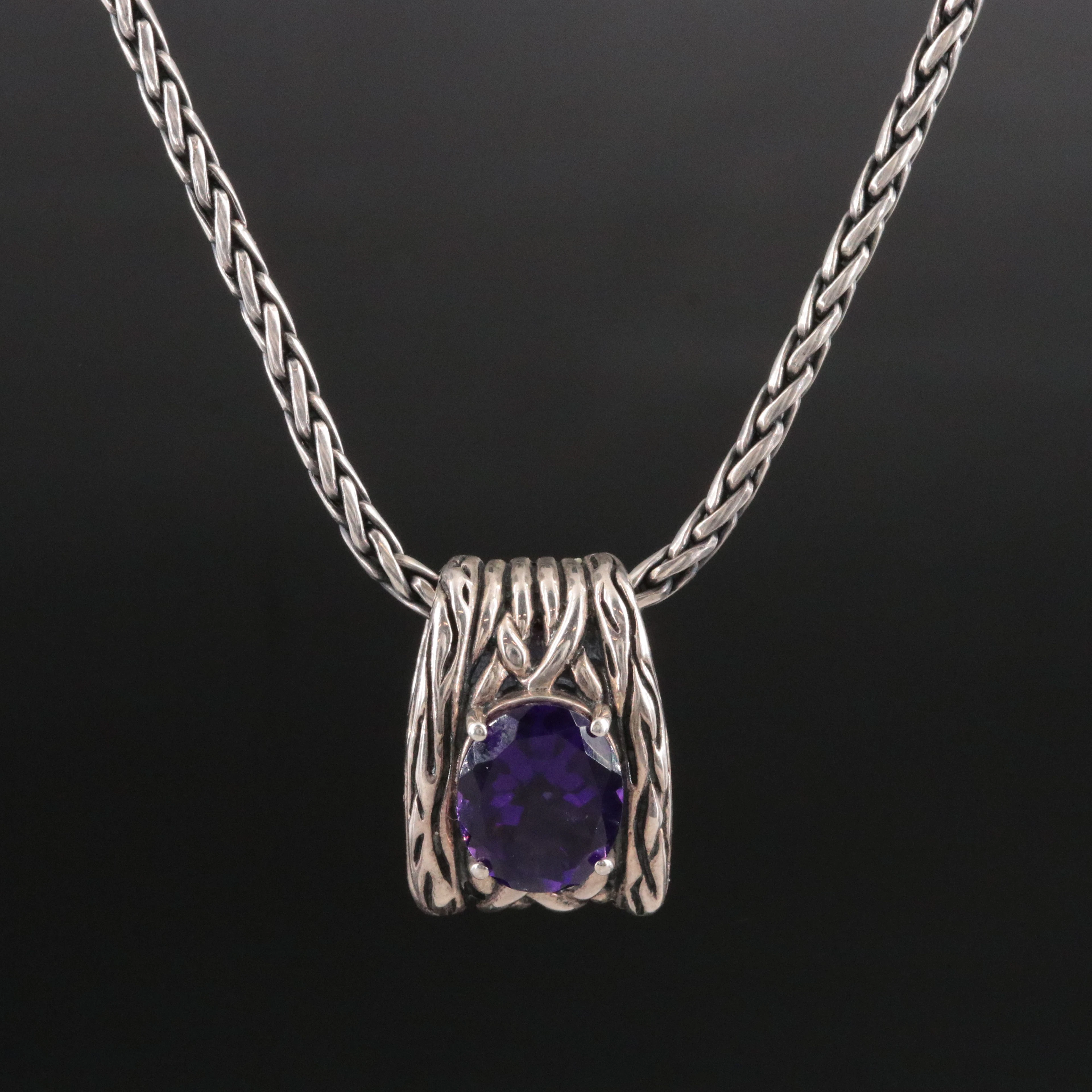 EFFY Sterling Amethyst Necklace