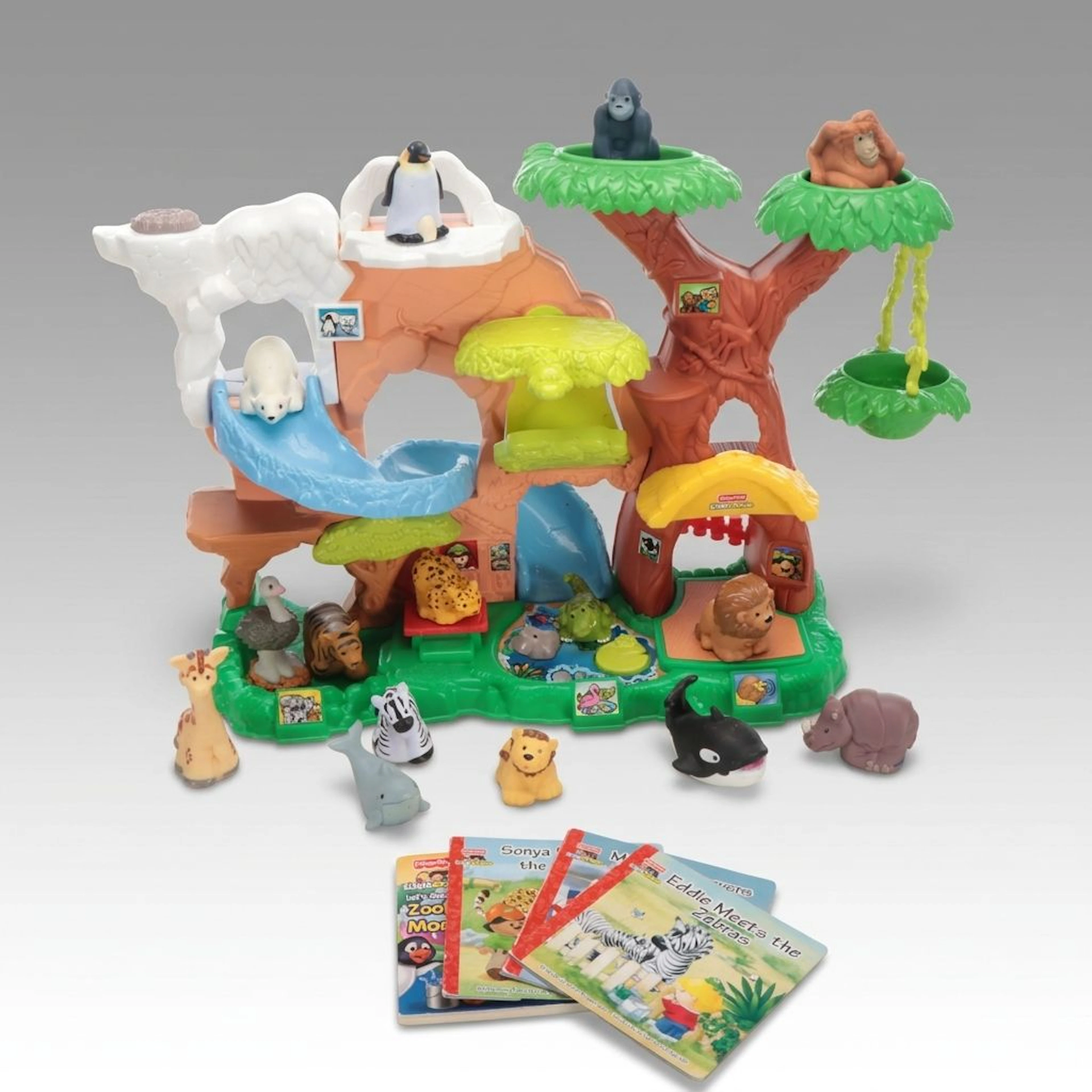 Fisher-Price Little People "Jungle" Playset and Toys