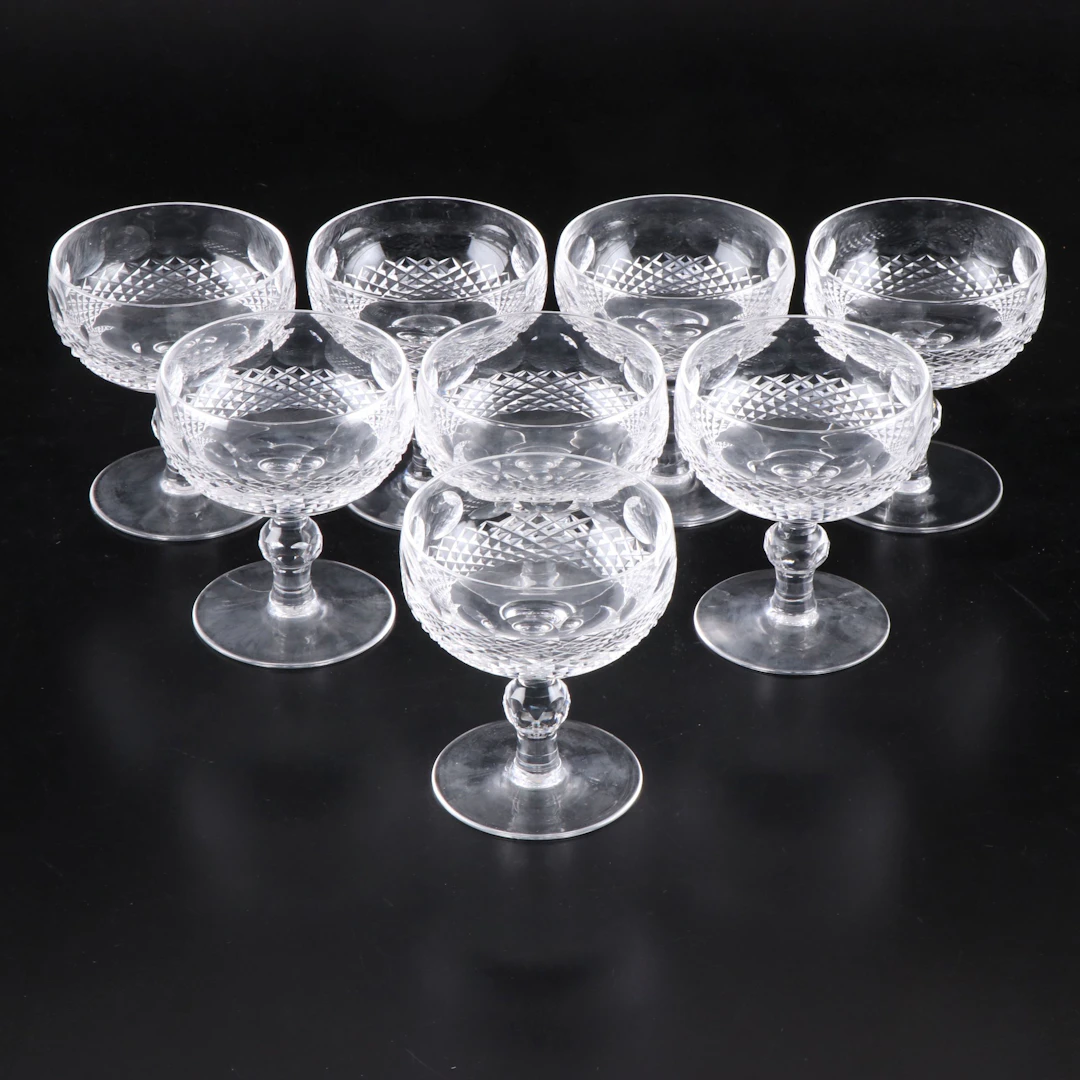 Waterford Crystal "Colleen Short Stem" Champagne Glasses