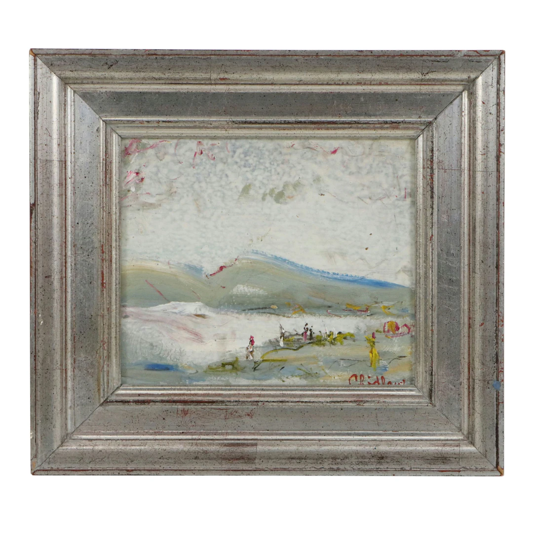 Paul Chidlaw Landscape Oil Painting, 1966