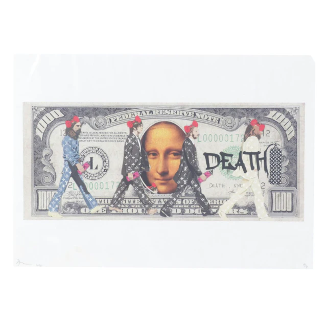 Death NYC Pop Art Graphic Print "Beatles 1000 Mona," 2020