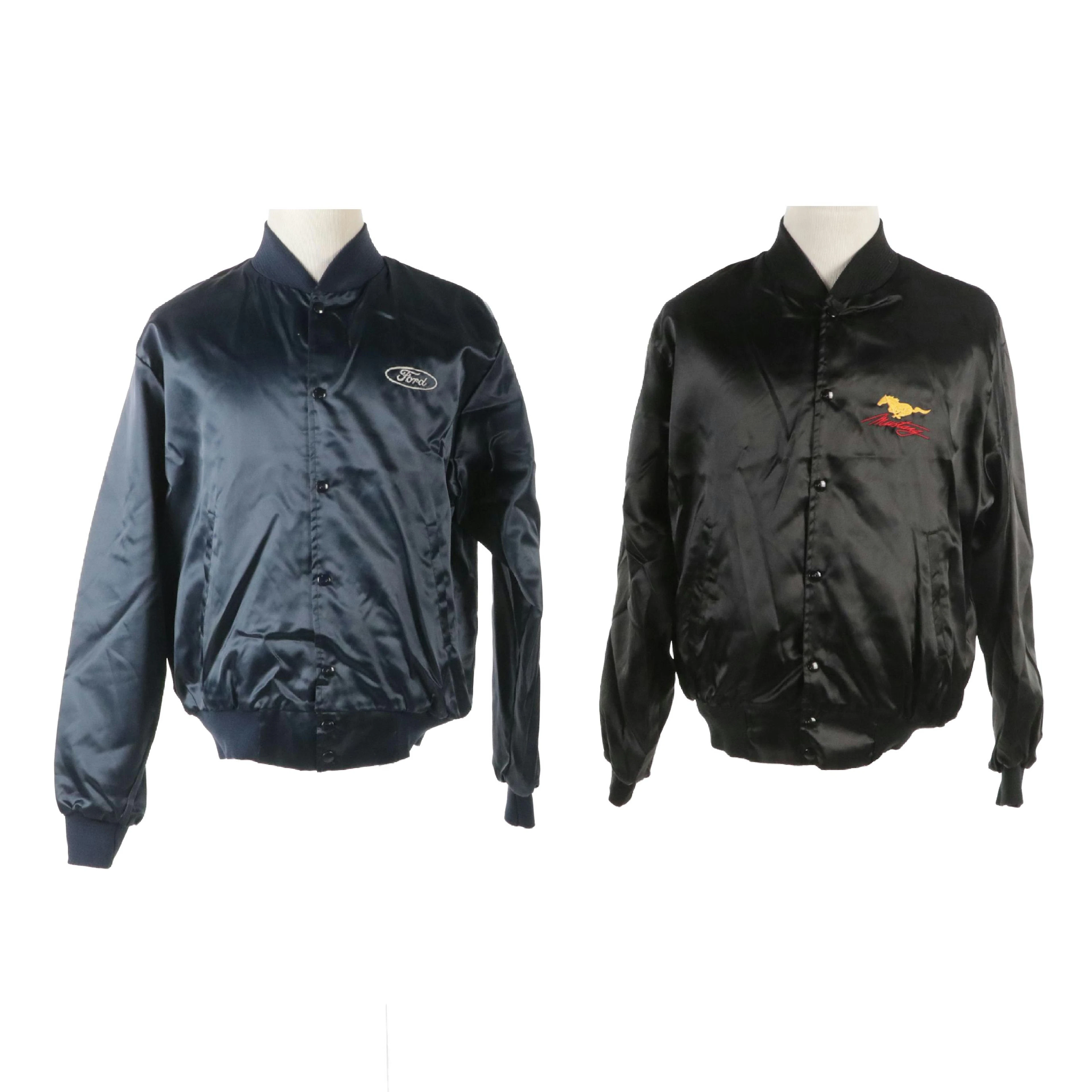 Men's Ford Embroidered and Mustang Embroidered Snap-Front Jackets