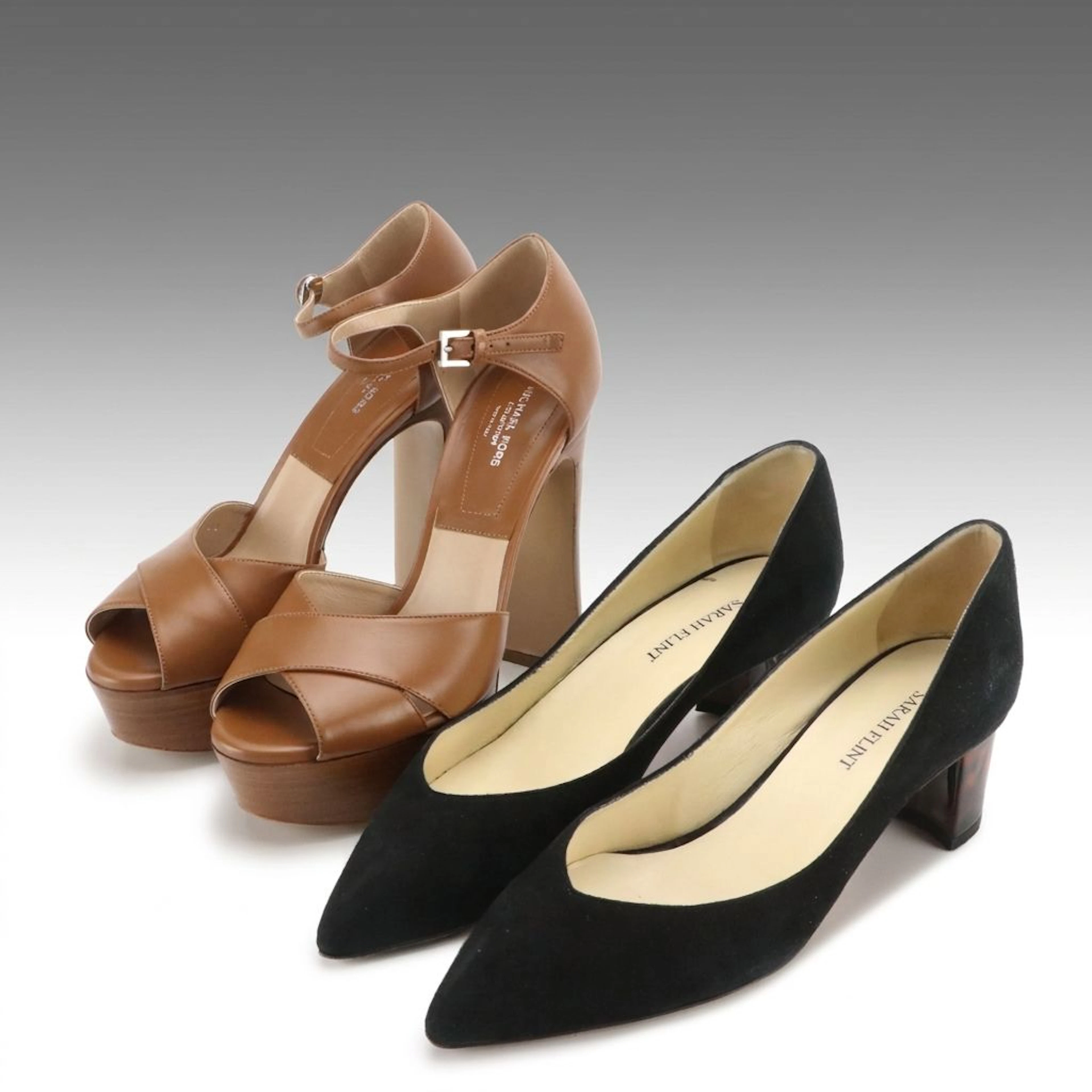 Michael Kors Huxley Platforms and Sarah Flint Pointed Shoes in Suede & Leather